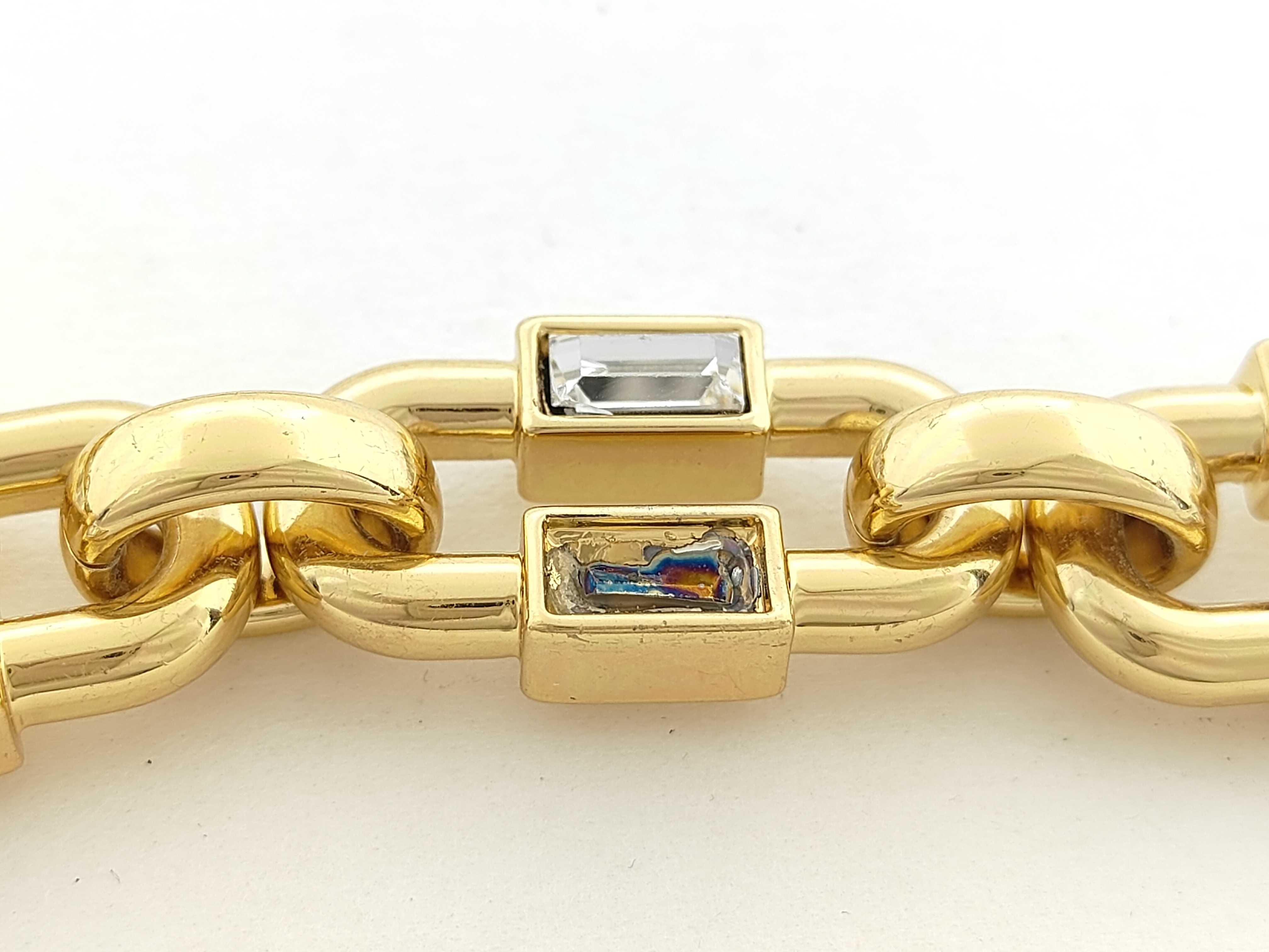 Interlocking G Rhinestone Chain Belt — view 4