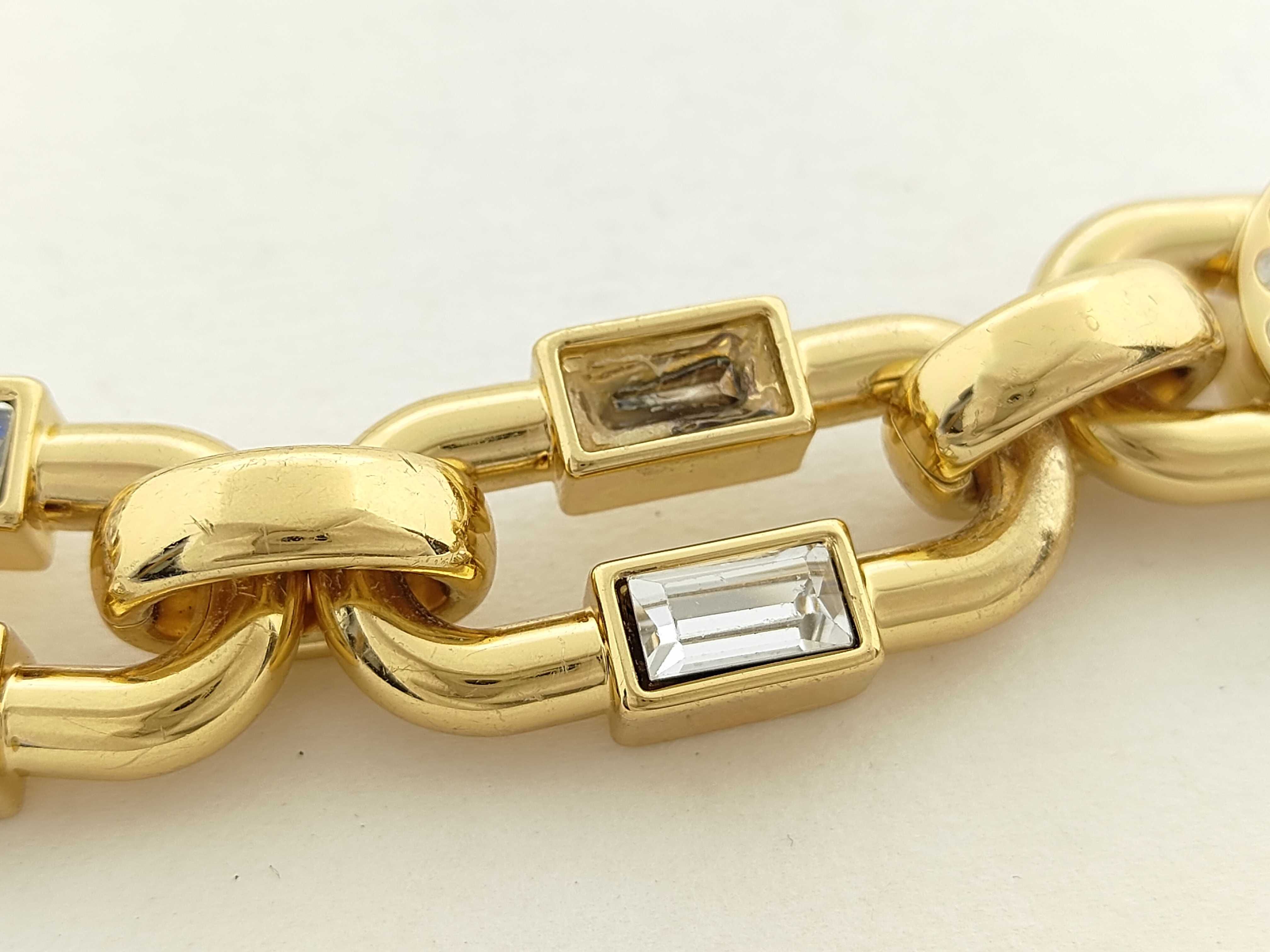 Interlocking G Rhinestone Chain Belt — view 5