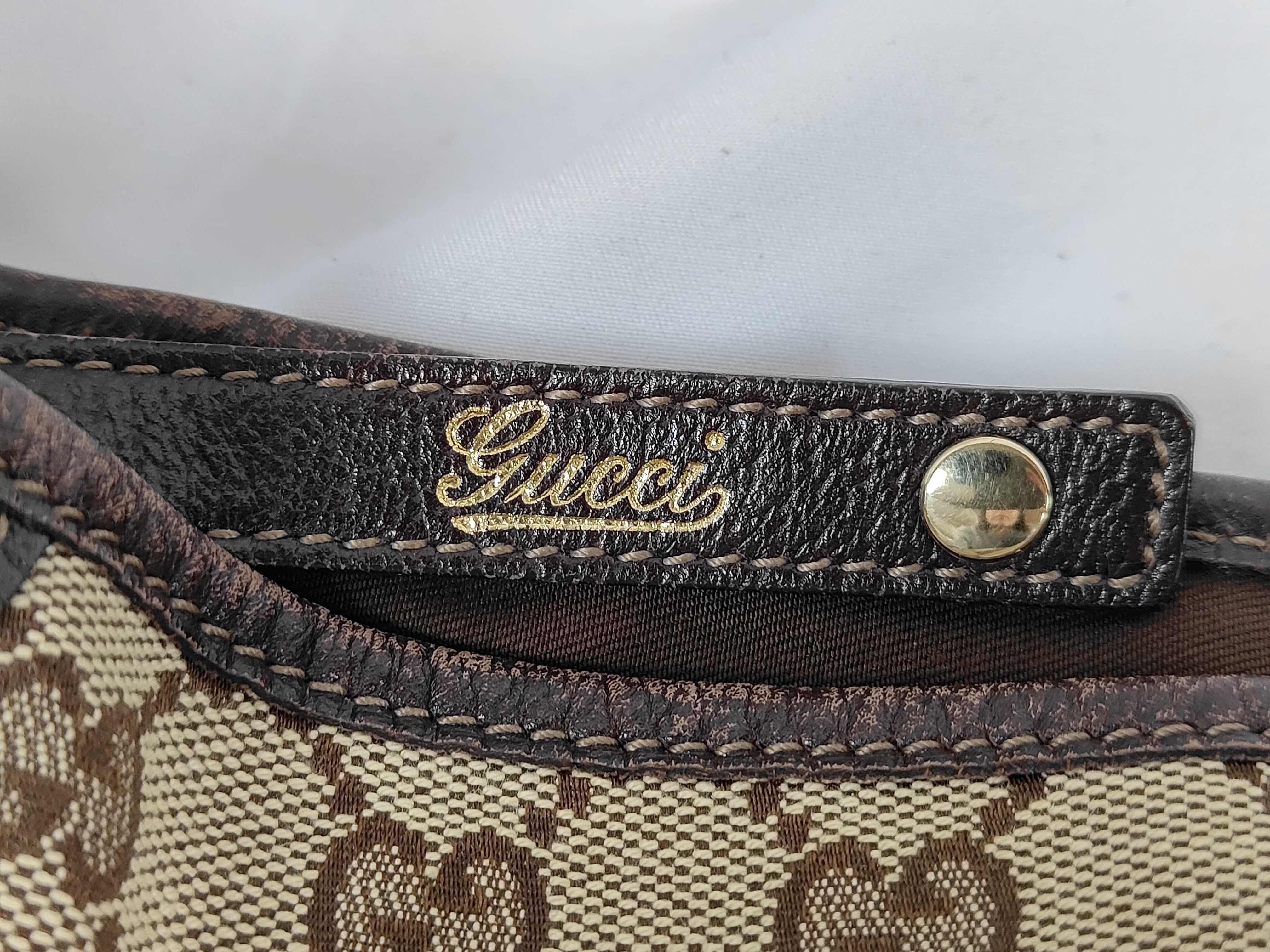 GG Canvas Abbey Line Tote Bag — view 14