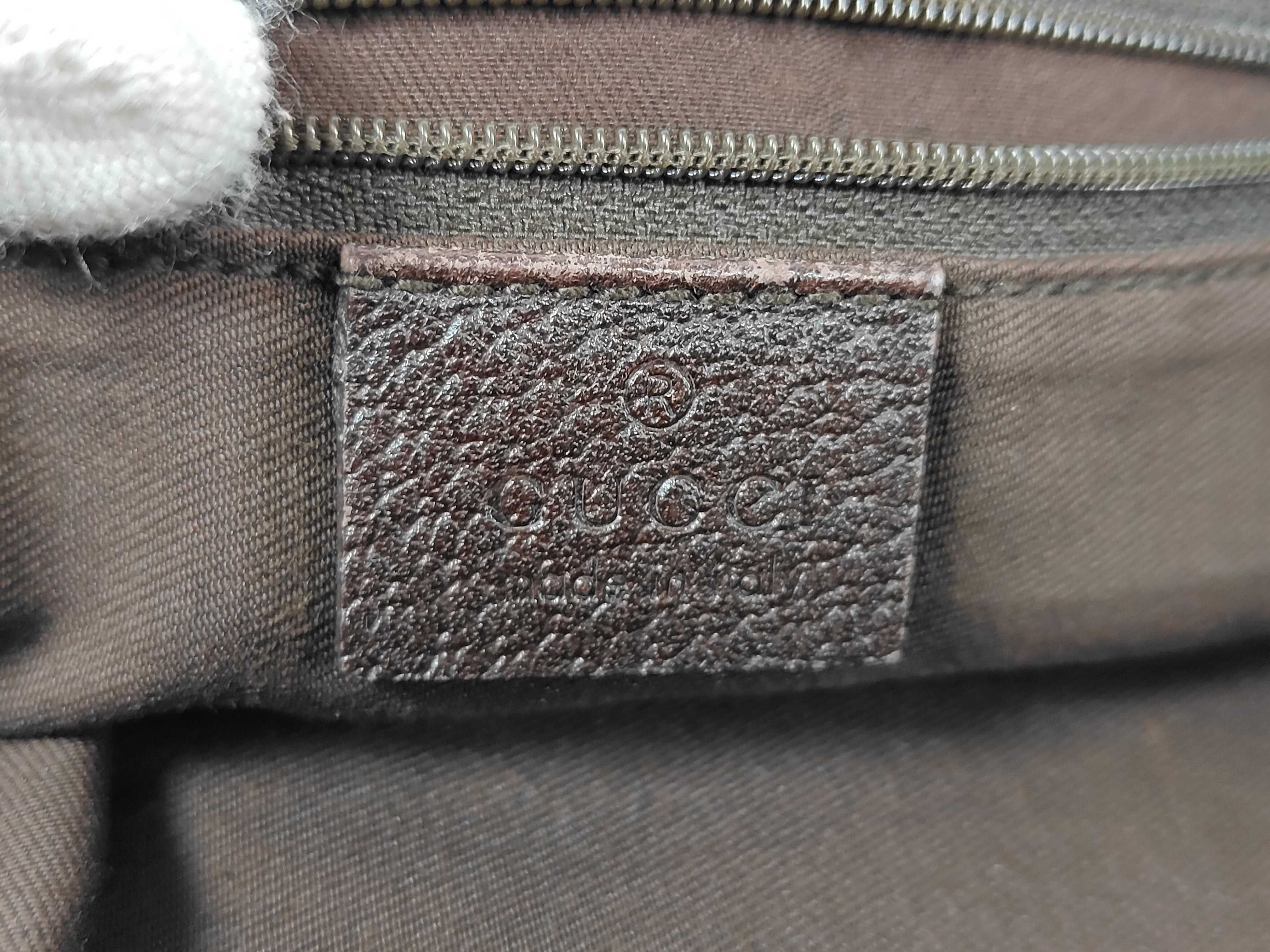 GG Canvas Abbey Line Tote Bag — view 10