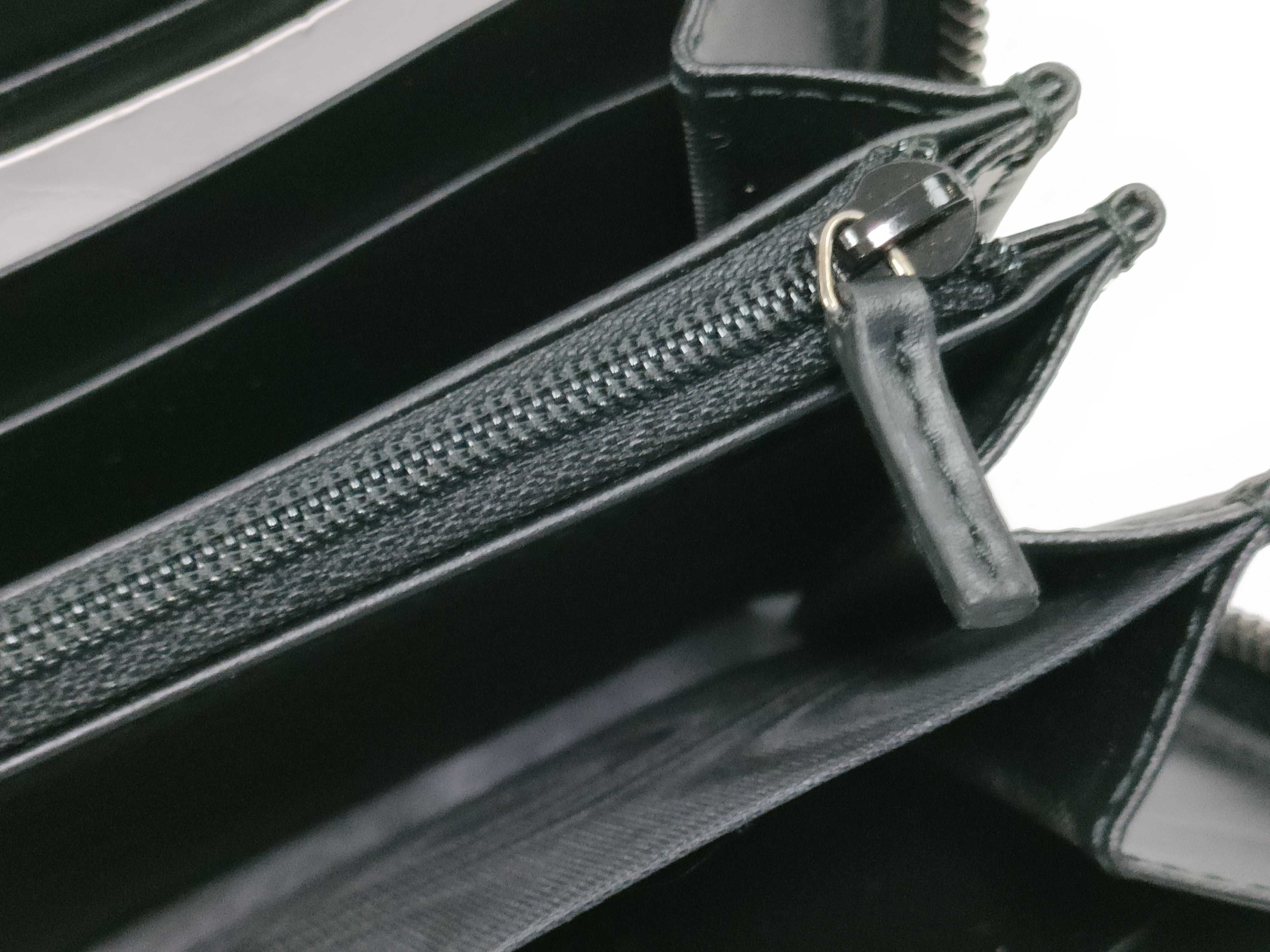 GG Round Zipper Black Long Wallet 307987・525040 Wallet — view 11