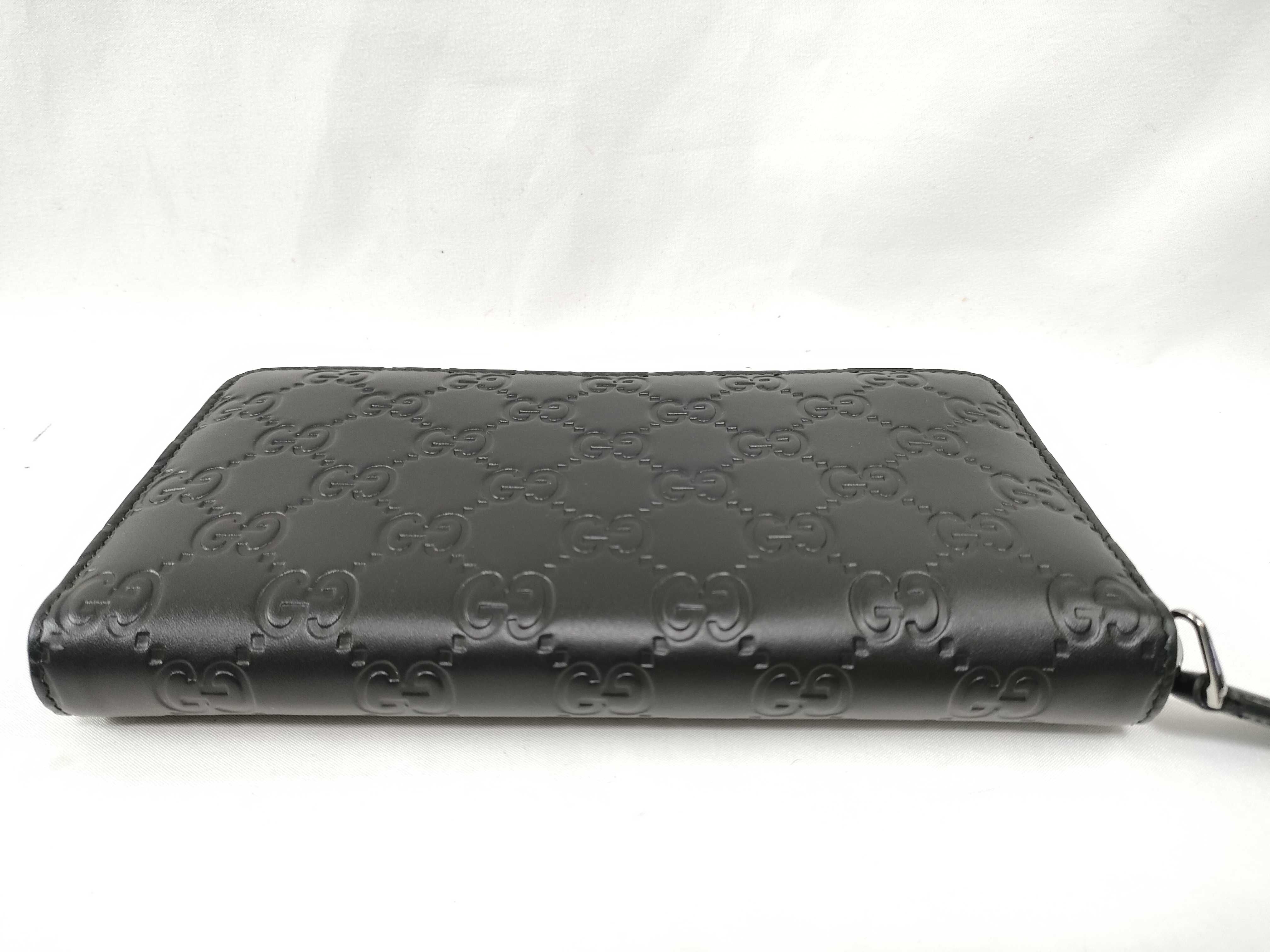 GG Round Zipper Black Long Wallet 307987・525040 Wallet — view 3