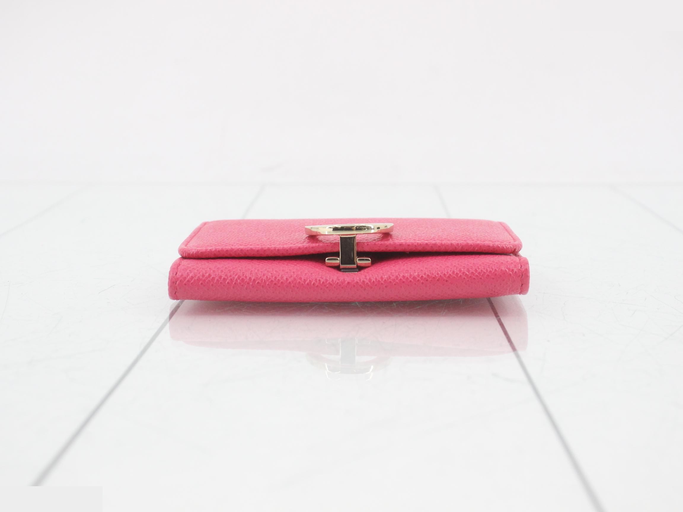Card Case Leather Pink — view 3