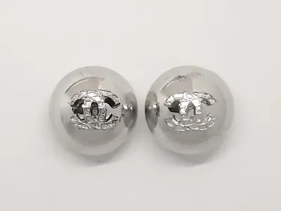Coco Ball Silver Earrings