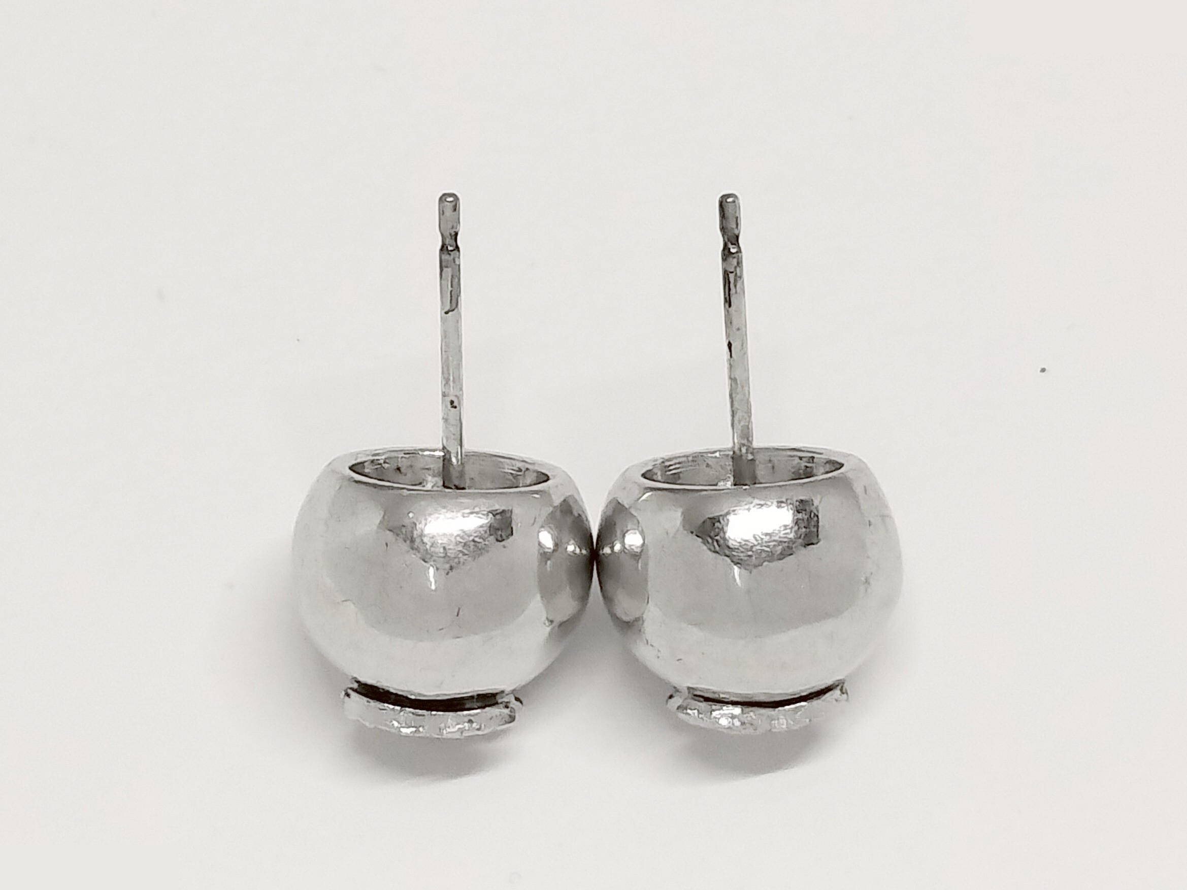 Coco Ball Silver Earrings — view 3