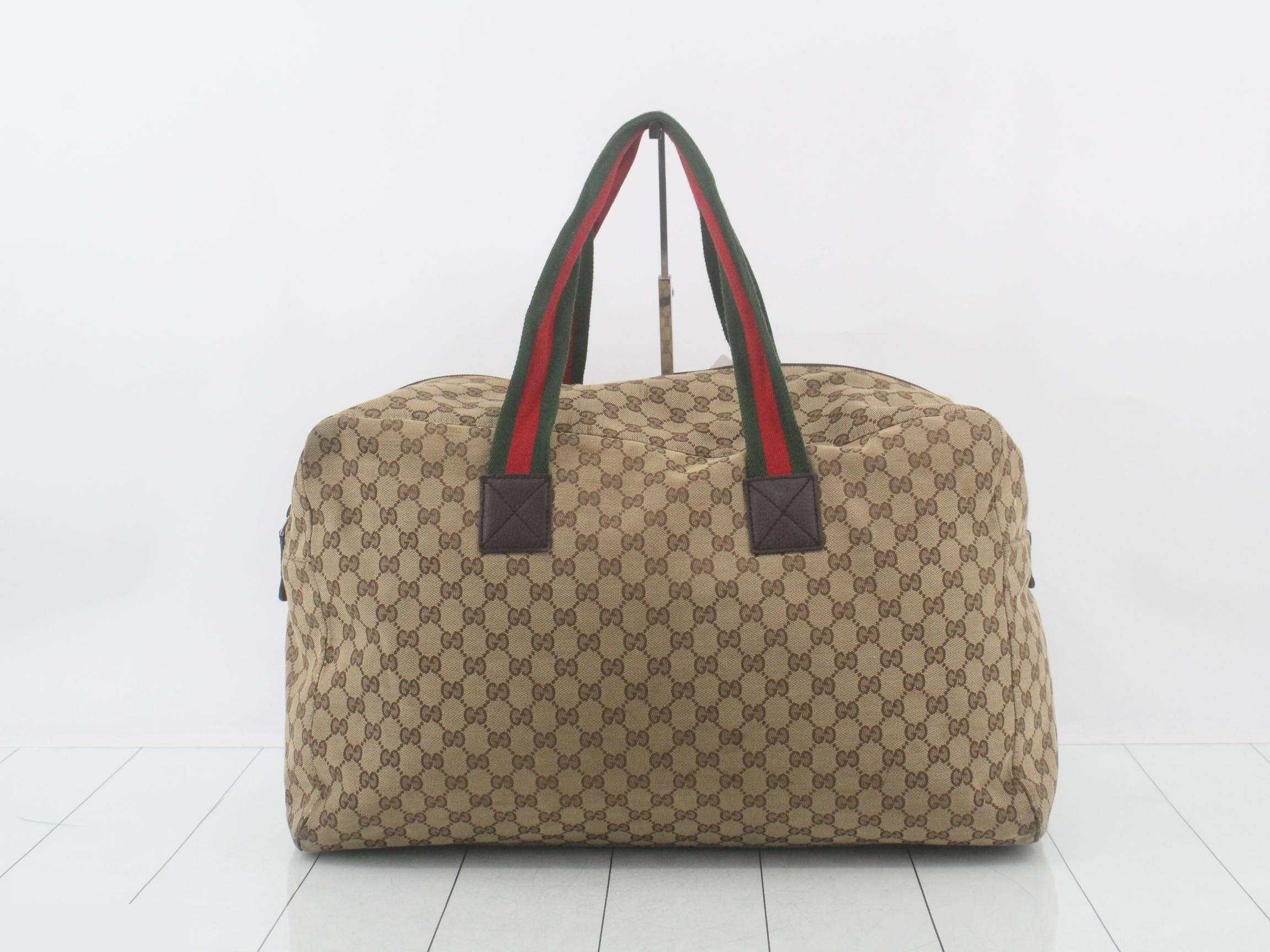 Sherry Line GG Supreme Boston Bag, Large, 60cm, 2-Way — view 2