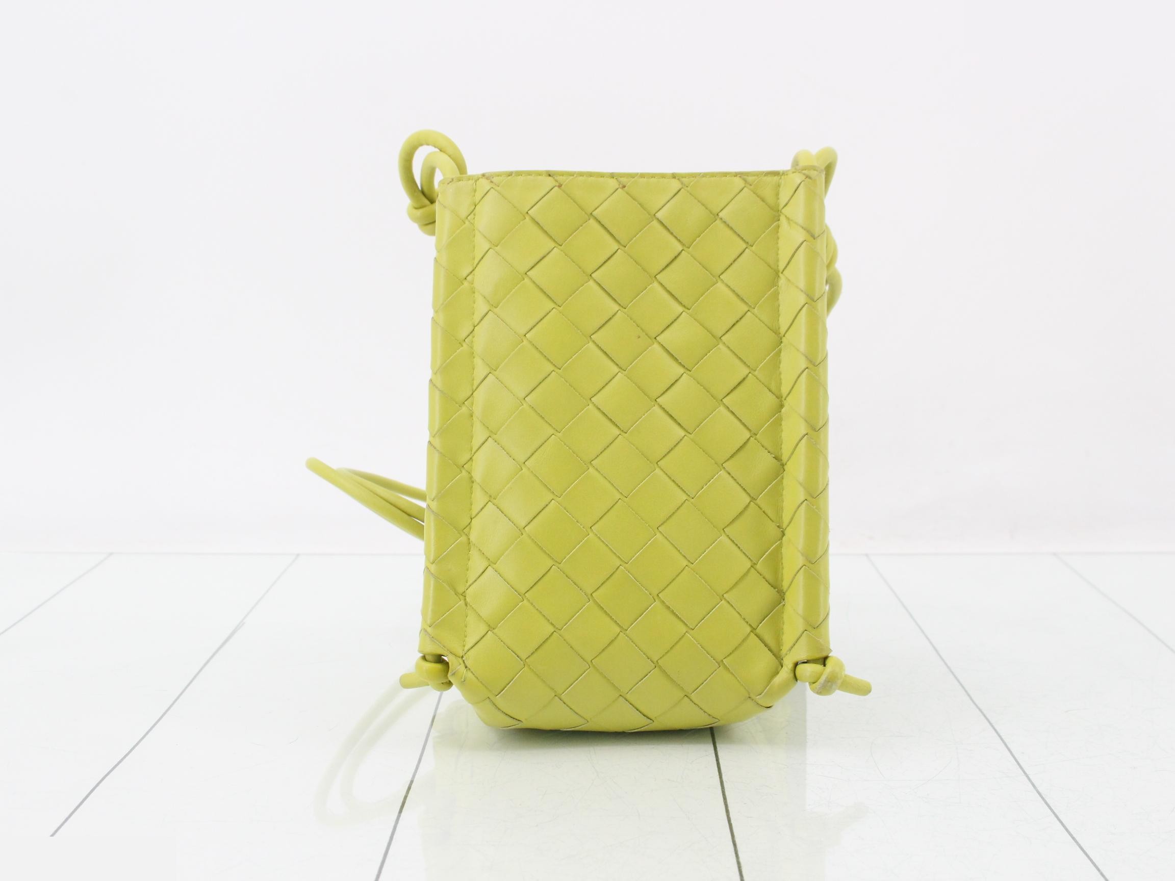 Intrecciato Mini The Knot Leather Shoulder Bag — view 2