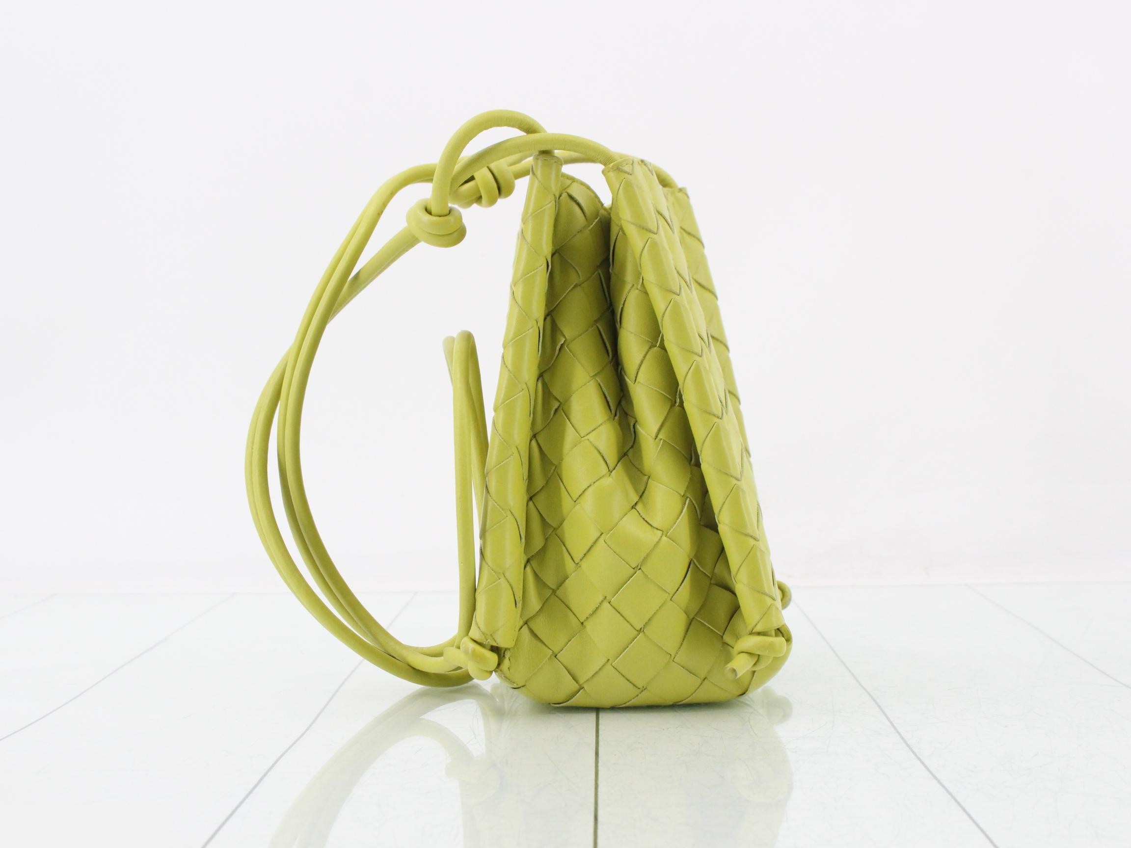 Intrecciato Mini The Knot Leather Shoulder Bag — view 3
