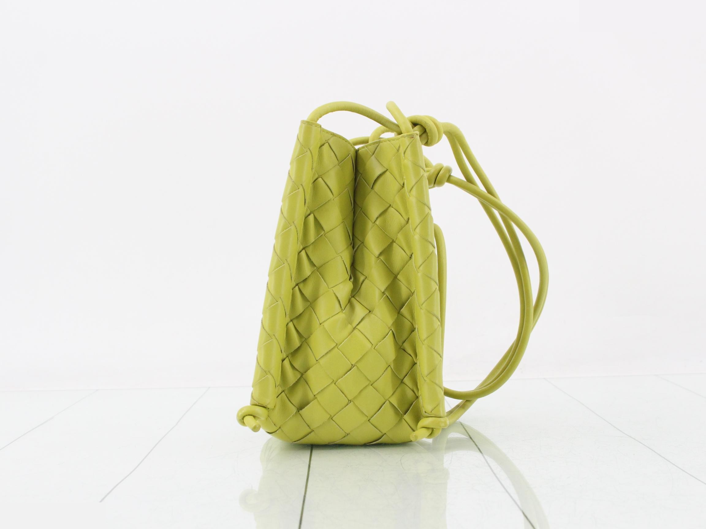 Intrecciato Mini The Knot Leather Shoulder Bag — view 4