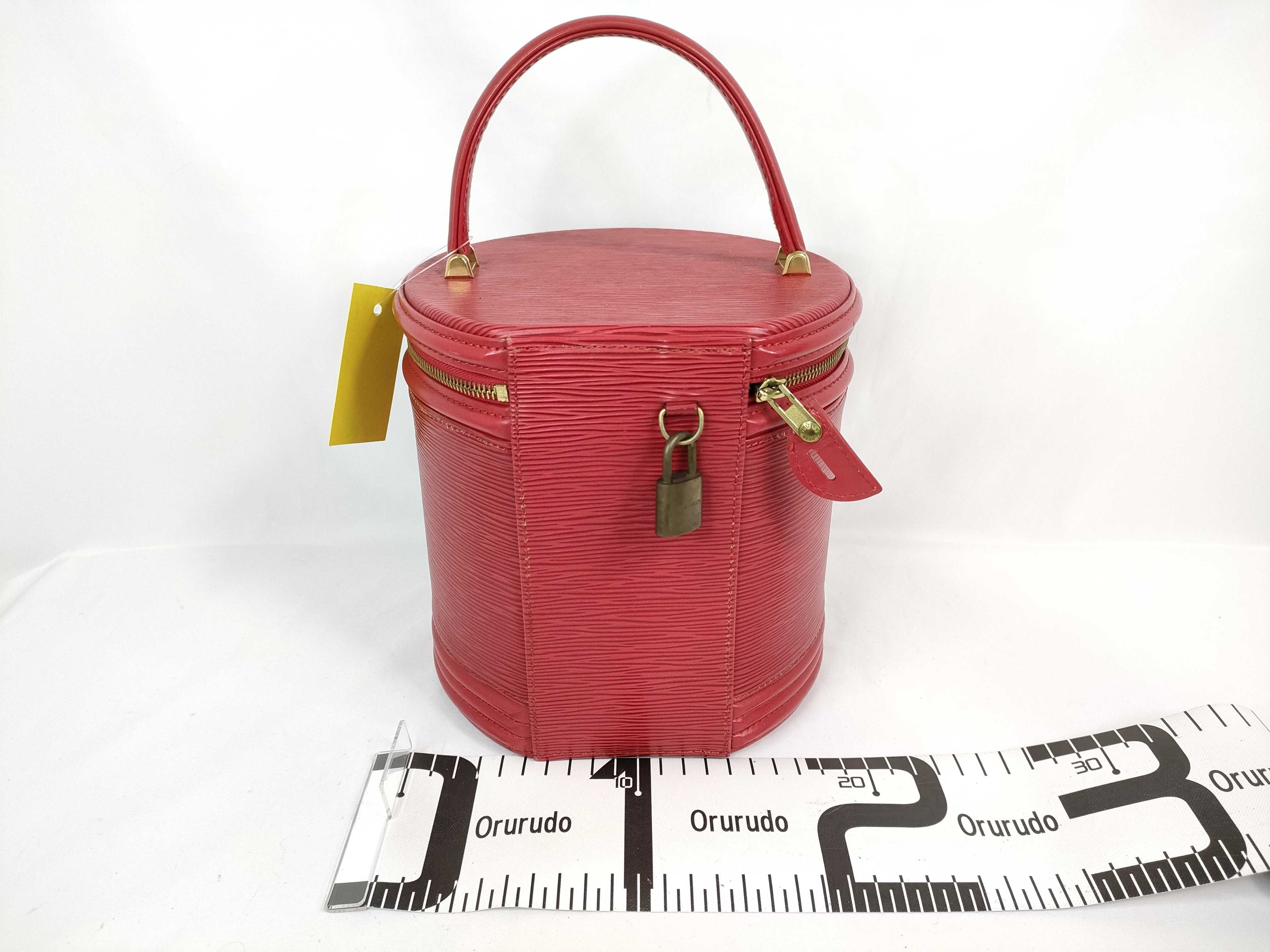 Epi Cannes Vanity Bag Red Vanity Bag — view 2