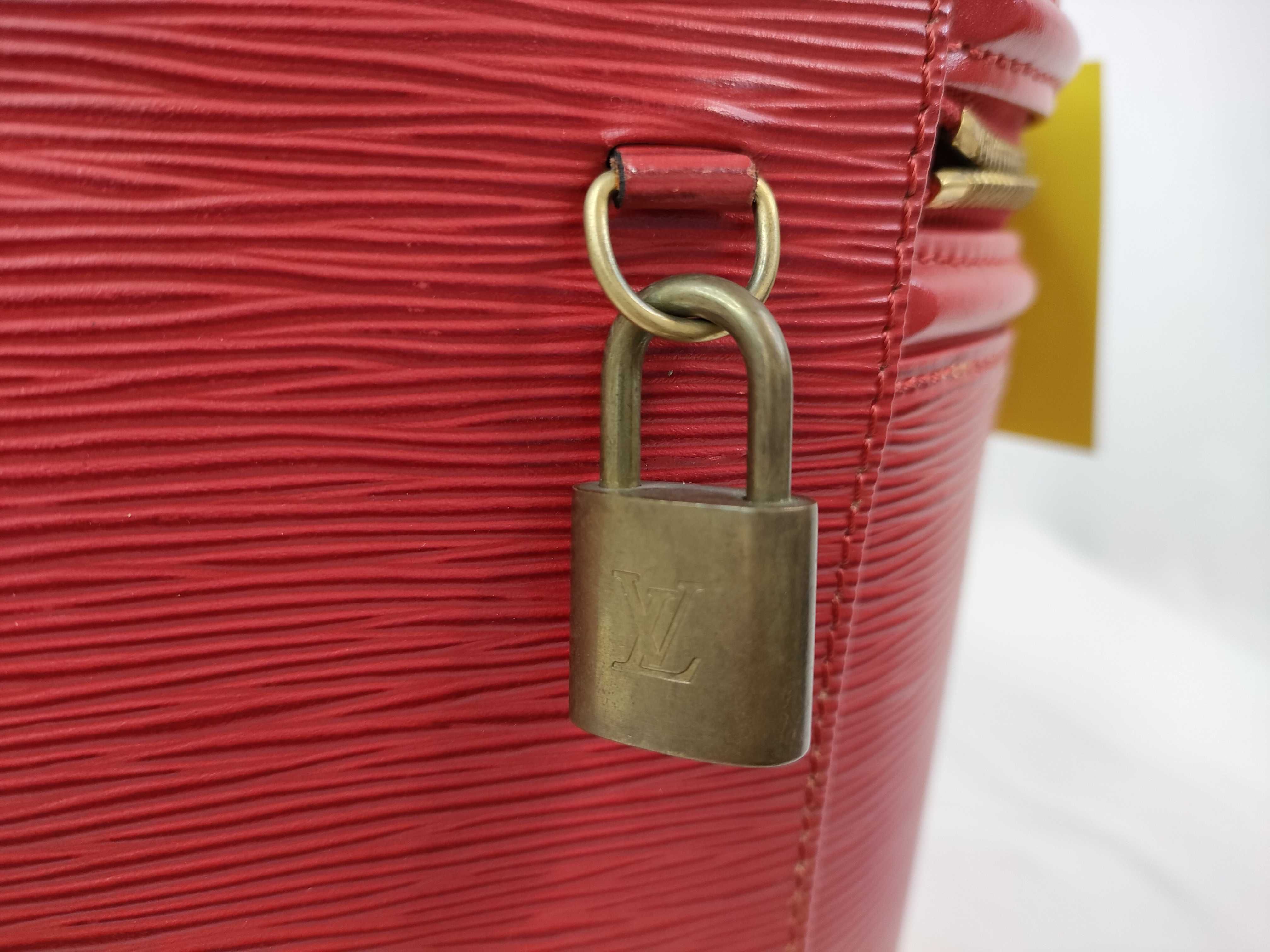 Epi Cannes Vanity Bag Red Vanity Bag — view 14