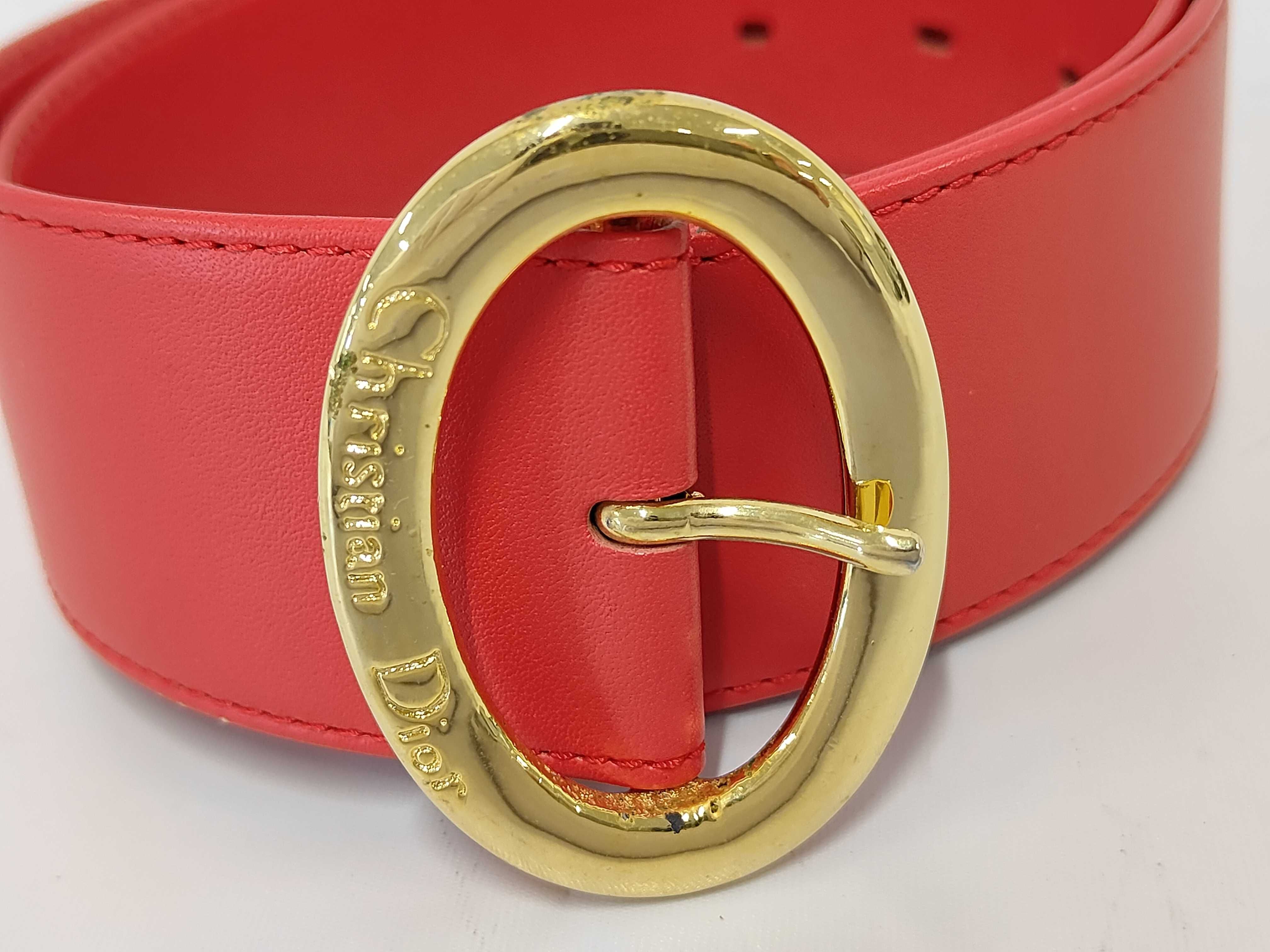 Christian belt, gold hardware, size 65. — view 2
