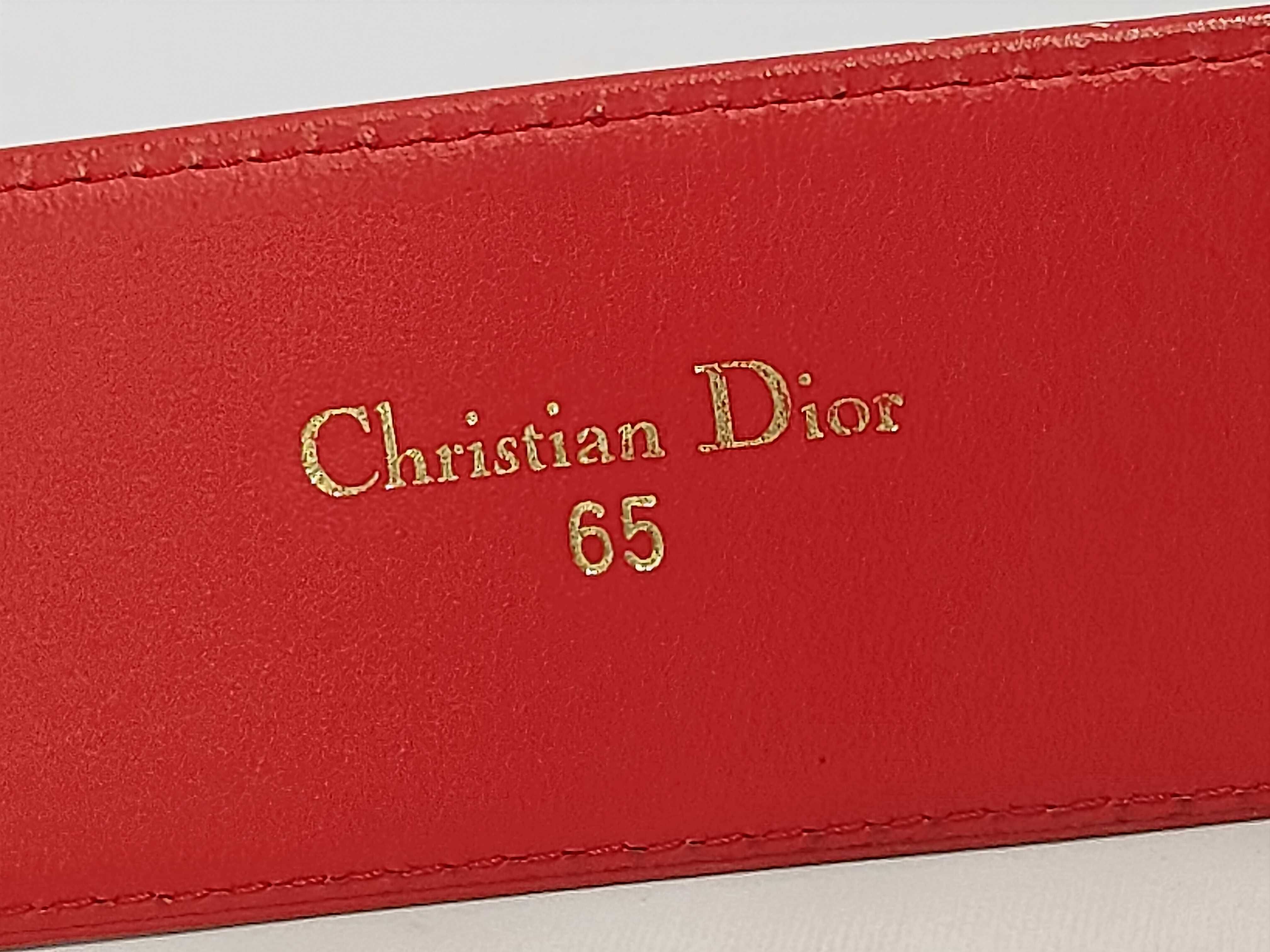 Christian belt, gold hardware, size 65. — view 5
