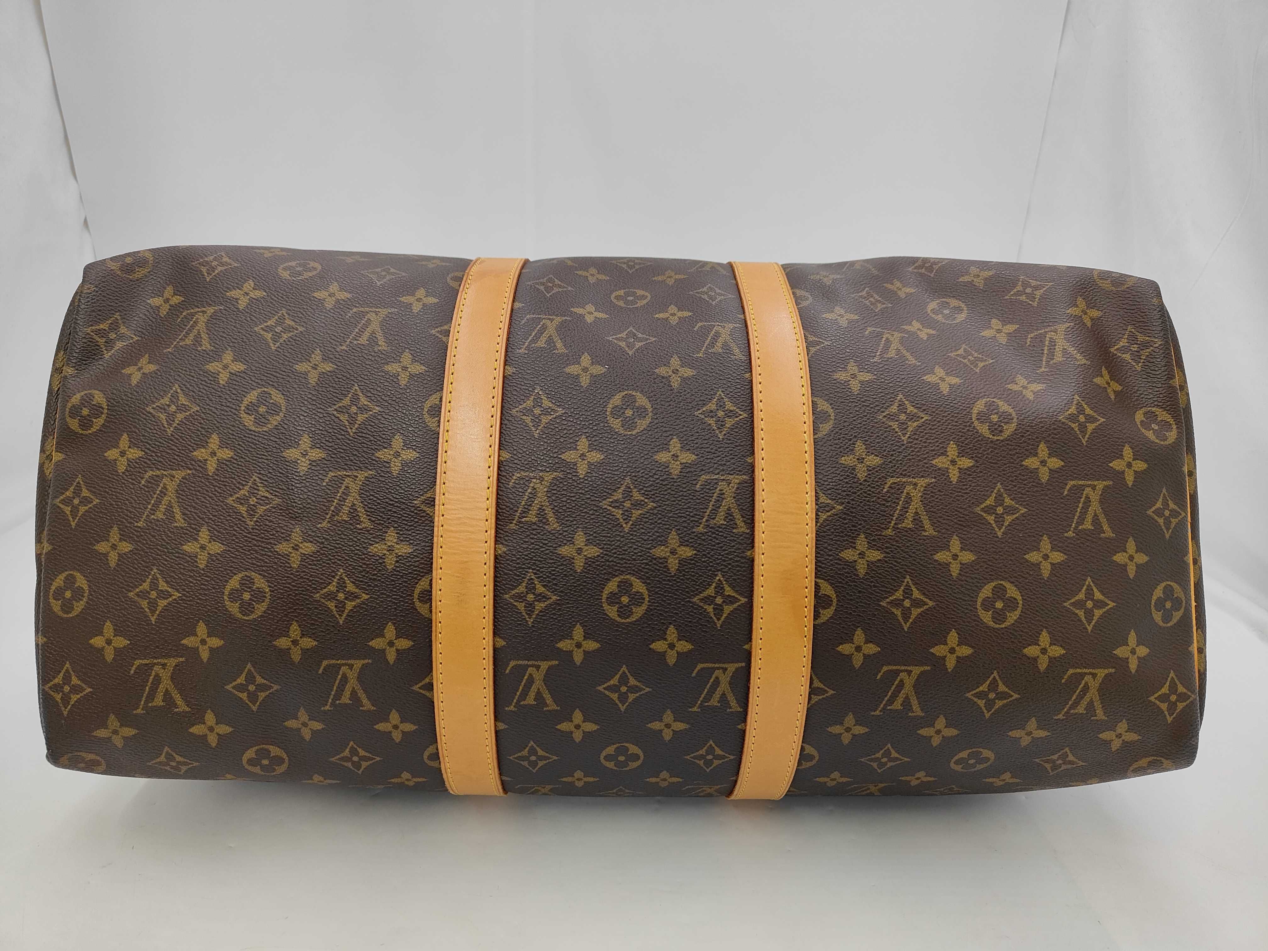 LV Keepall 50 M41426 Monogram Boston Bag — view 3