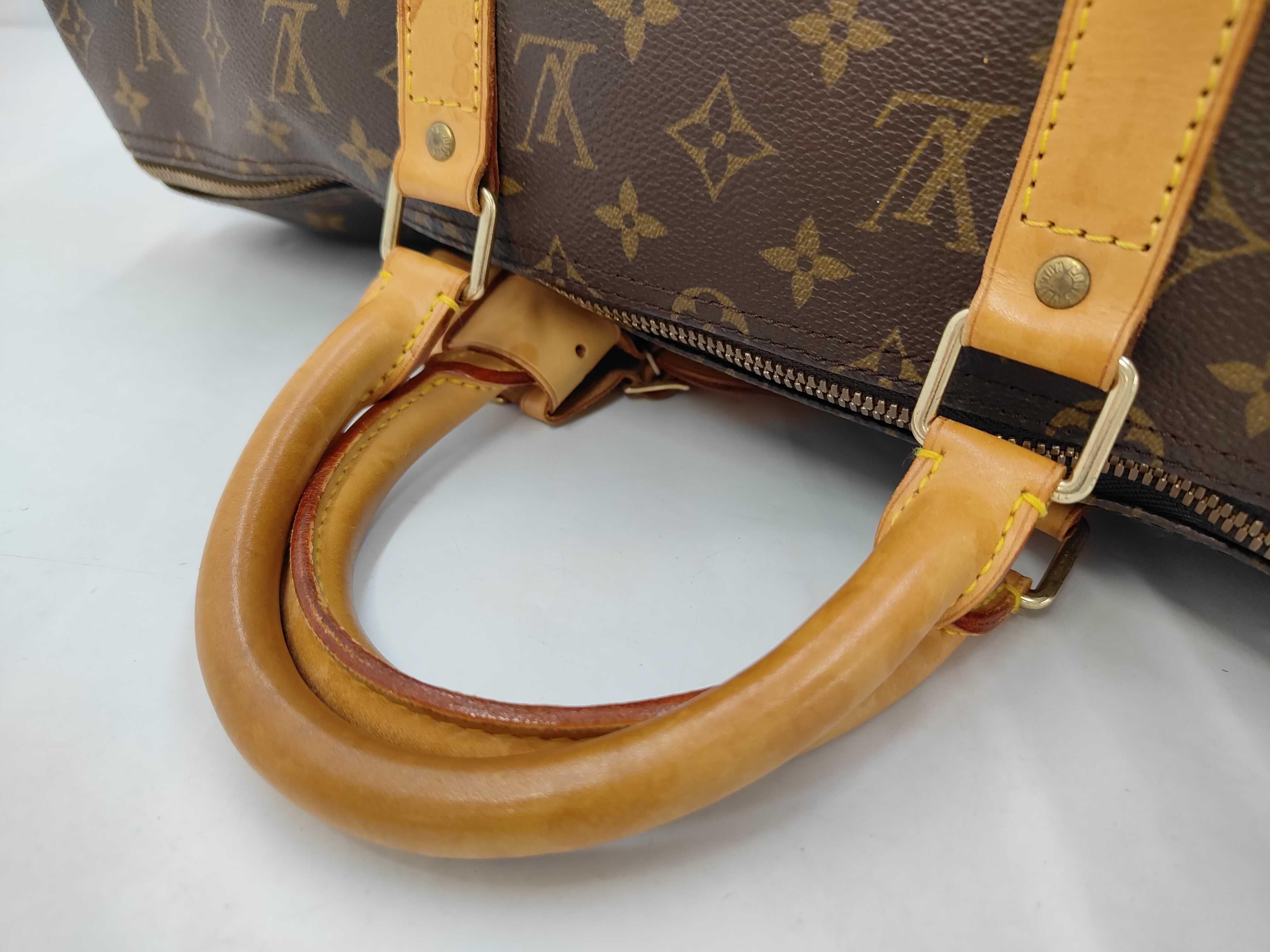 LV Keepall 50 M41426 Monogram Boston Bag — view 5