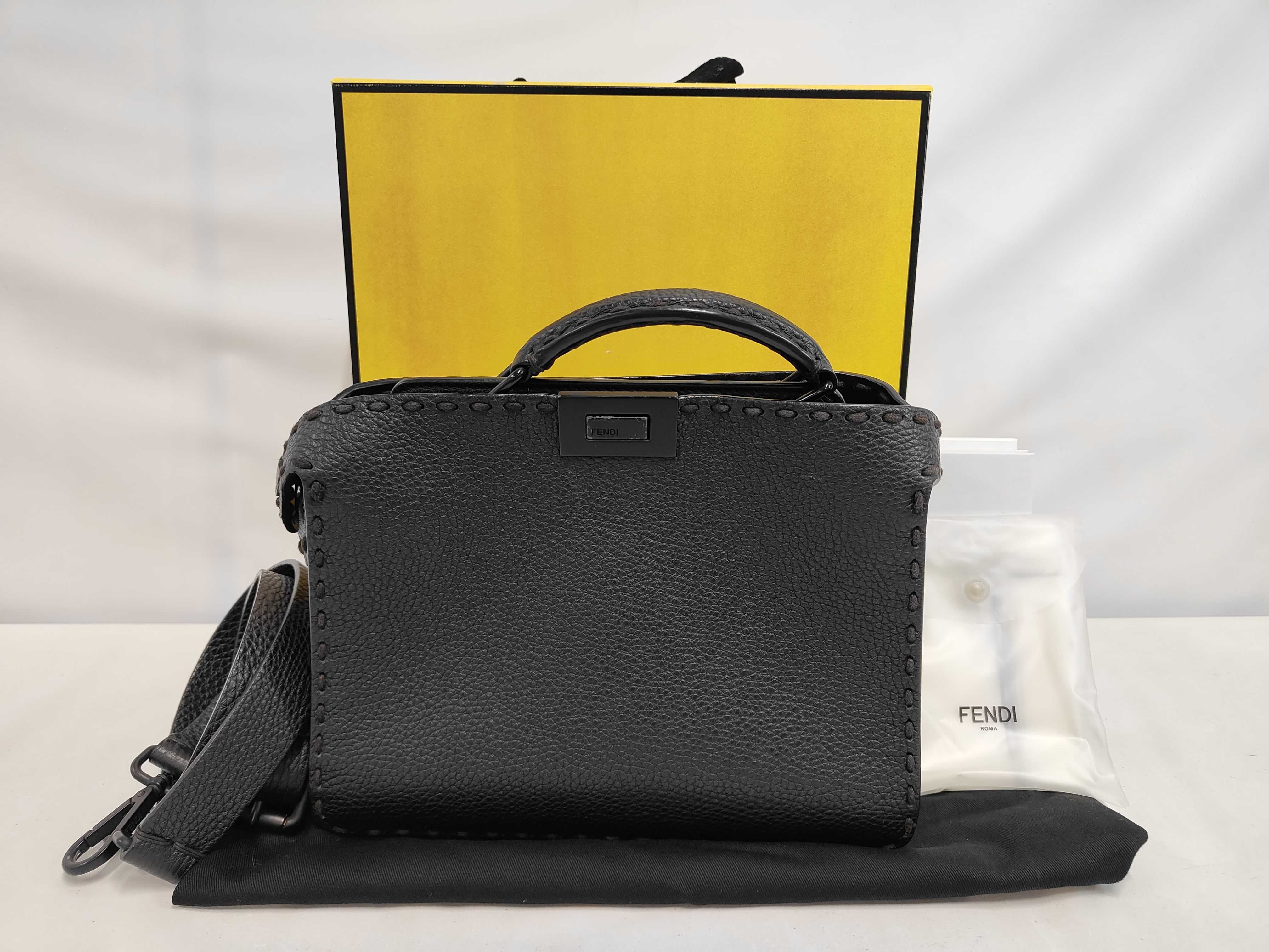 Peekaboo Selleria ISeeU Small Mini Handbag with Shoulder Strap