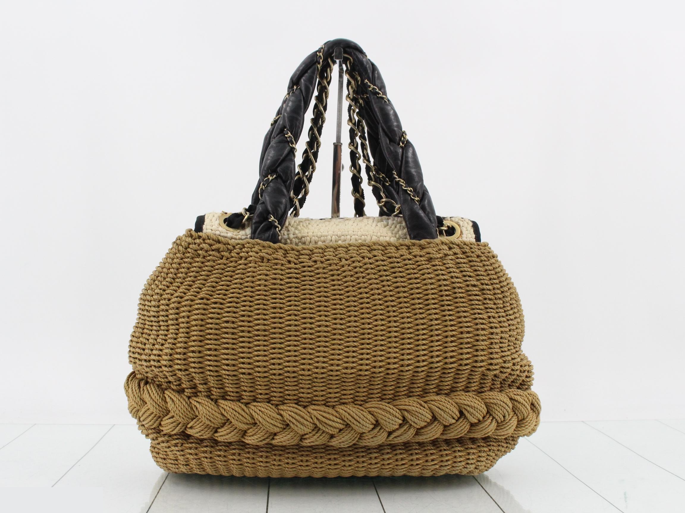 Coco Country Raffia Charm Shoulder Bag — view 2