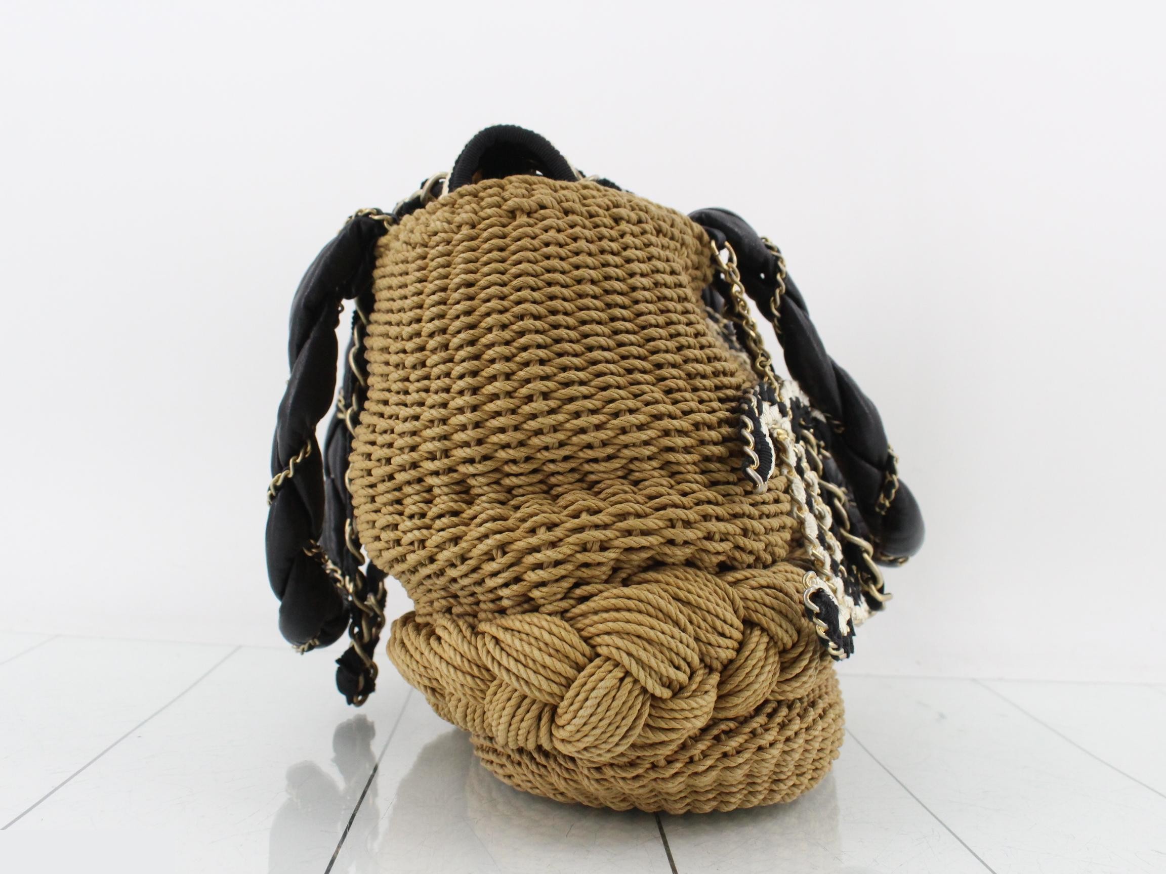 Coco Country Raffia Charm Shoulder Bag — view 4