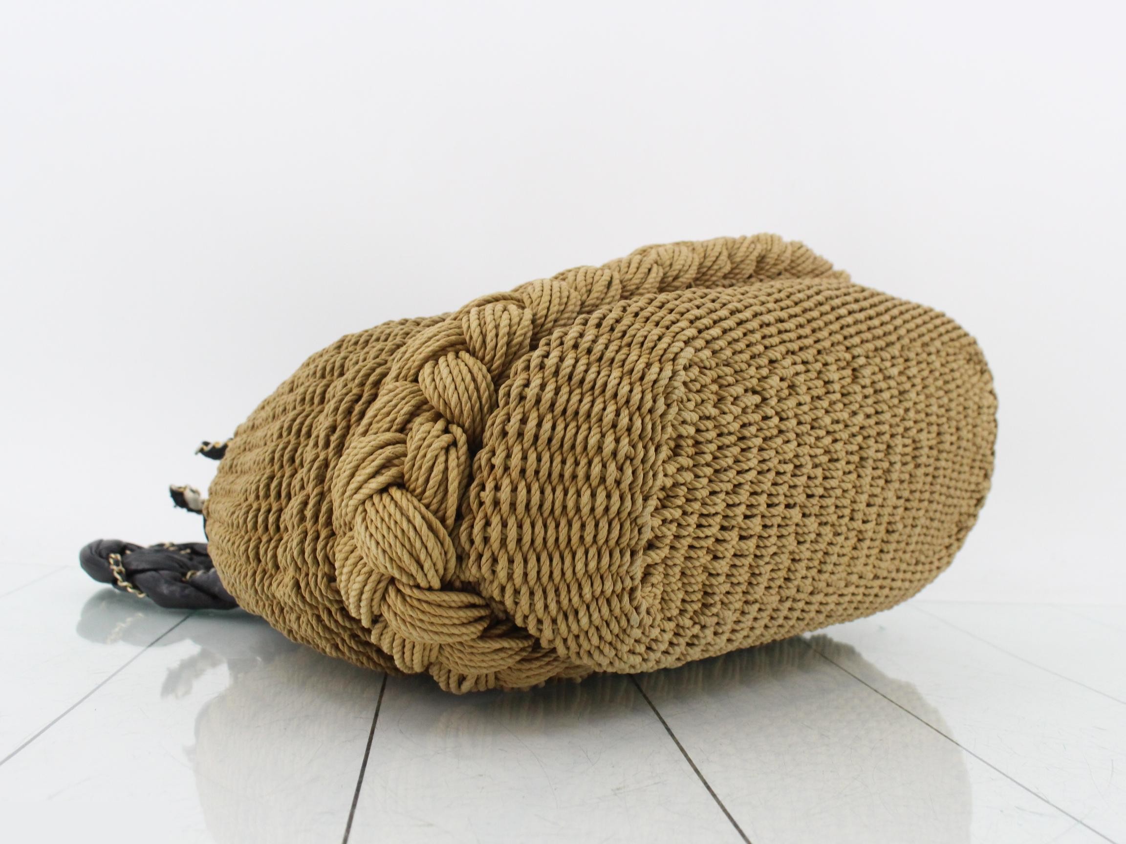 Coco Country Raffia Charm Shoulder Bag — view 5