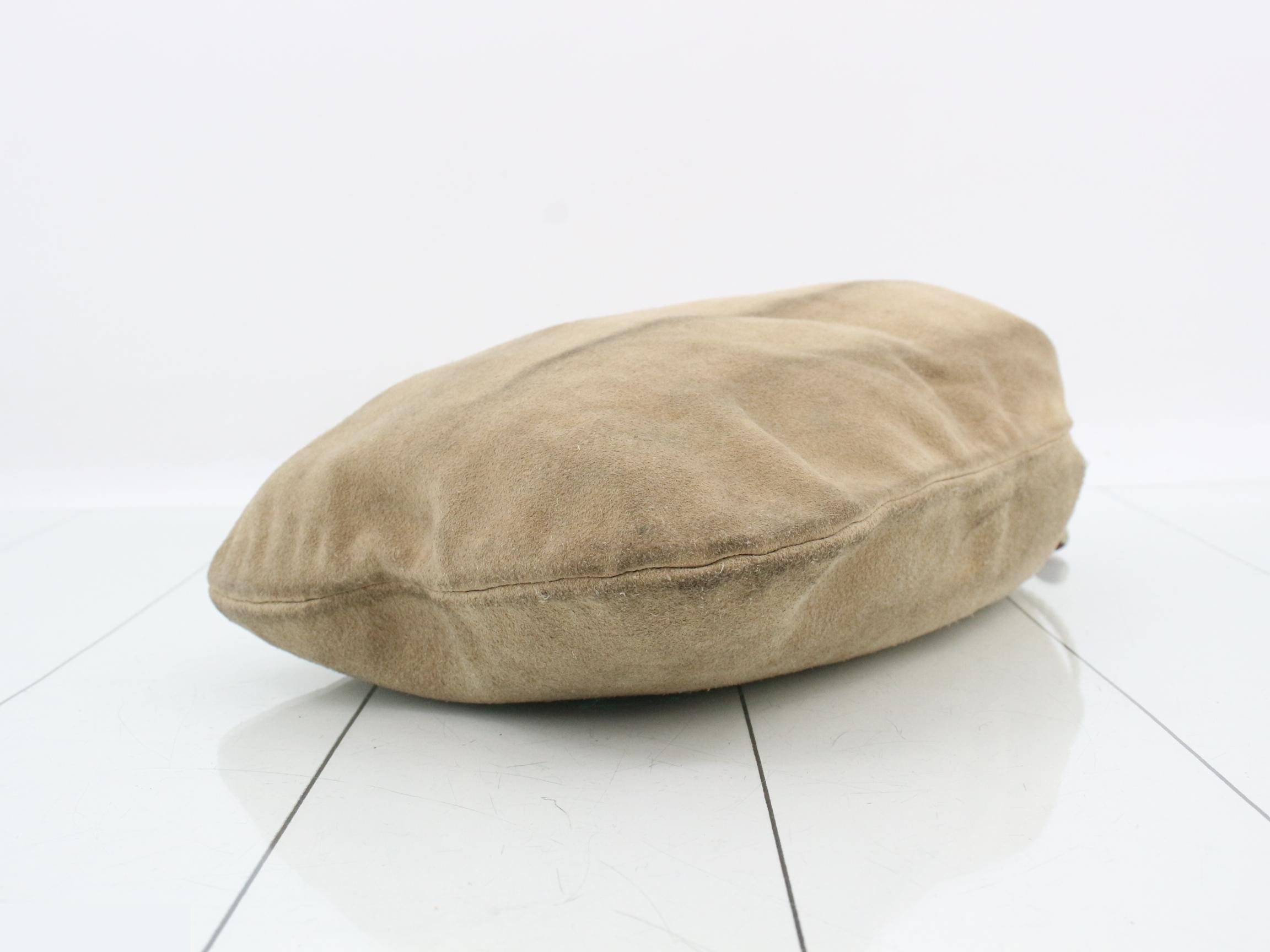 drawstring pouch, suede — view 6