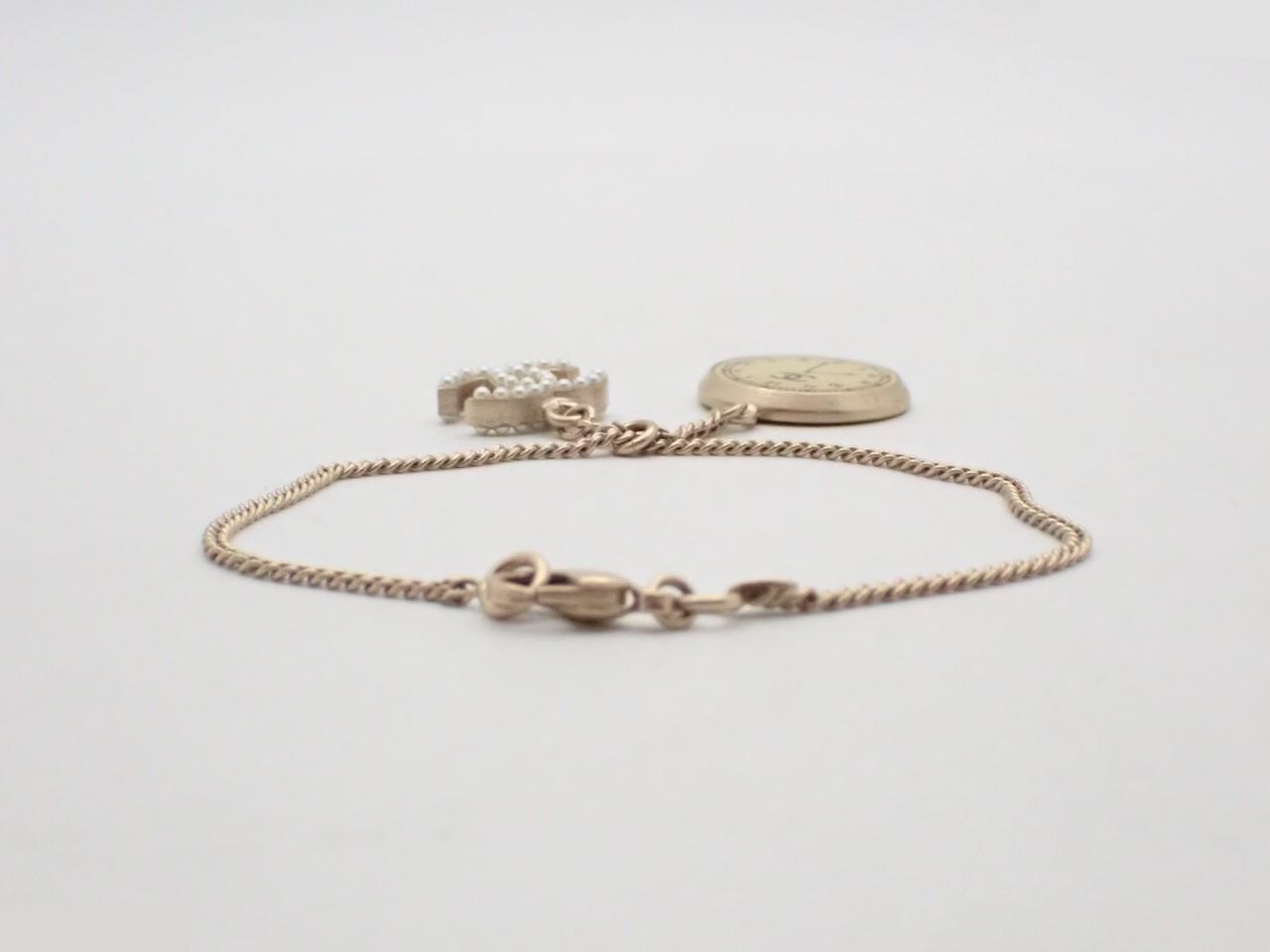 Necklace with Coco Mark design, watch, wrist circumference approximately 17.5 cm — view 2