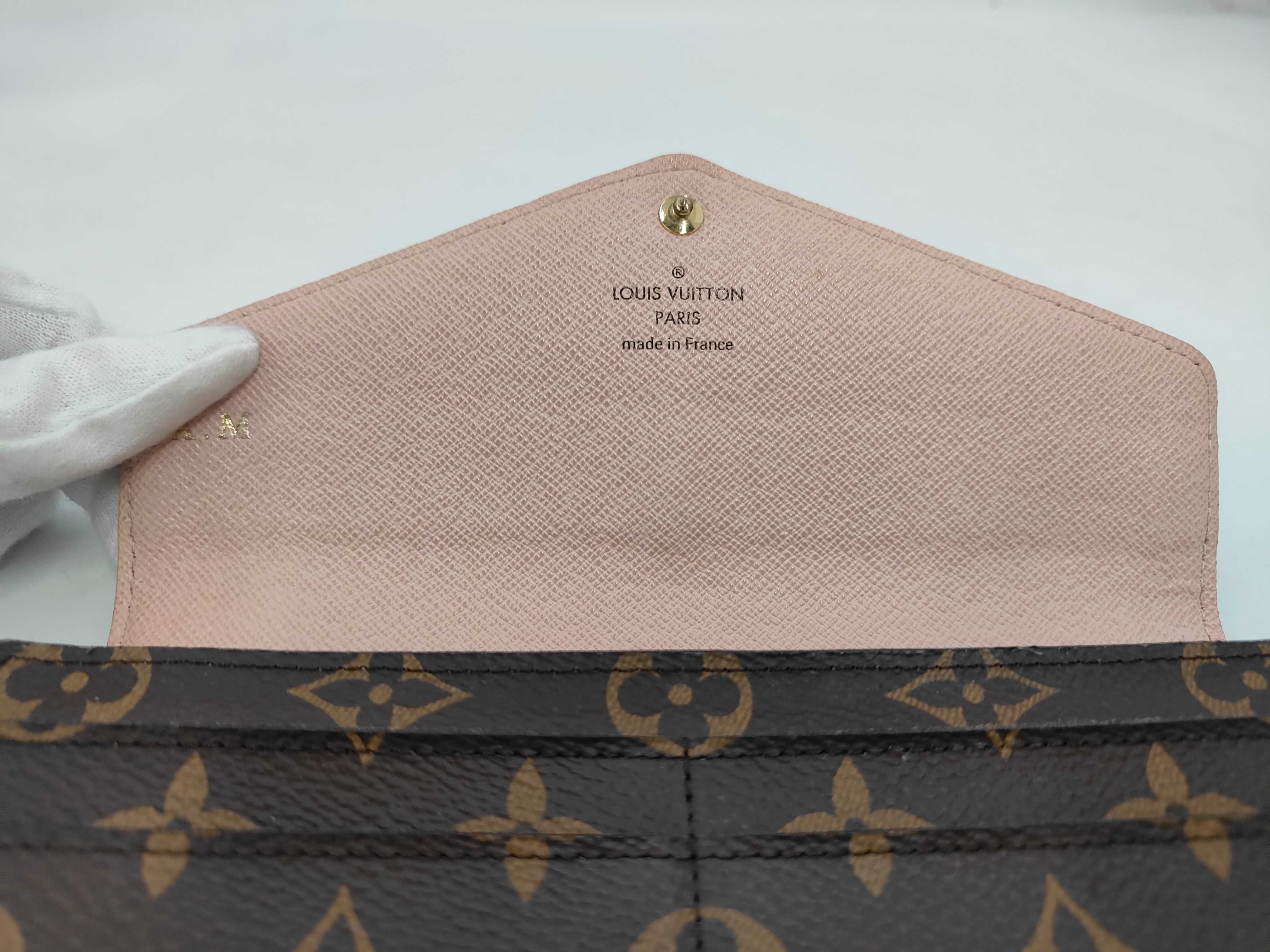 Monogram Louis Vuitton Monogram Portefeuille Sarah Rose Ballerine MS1149 Wallet — view 7