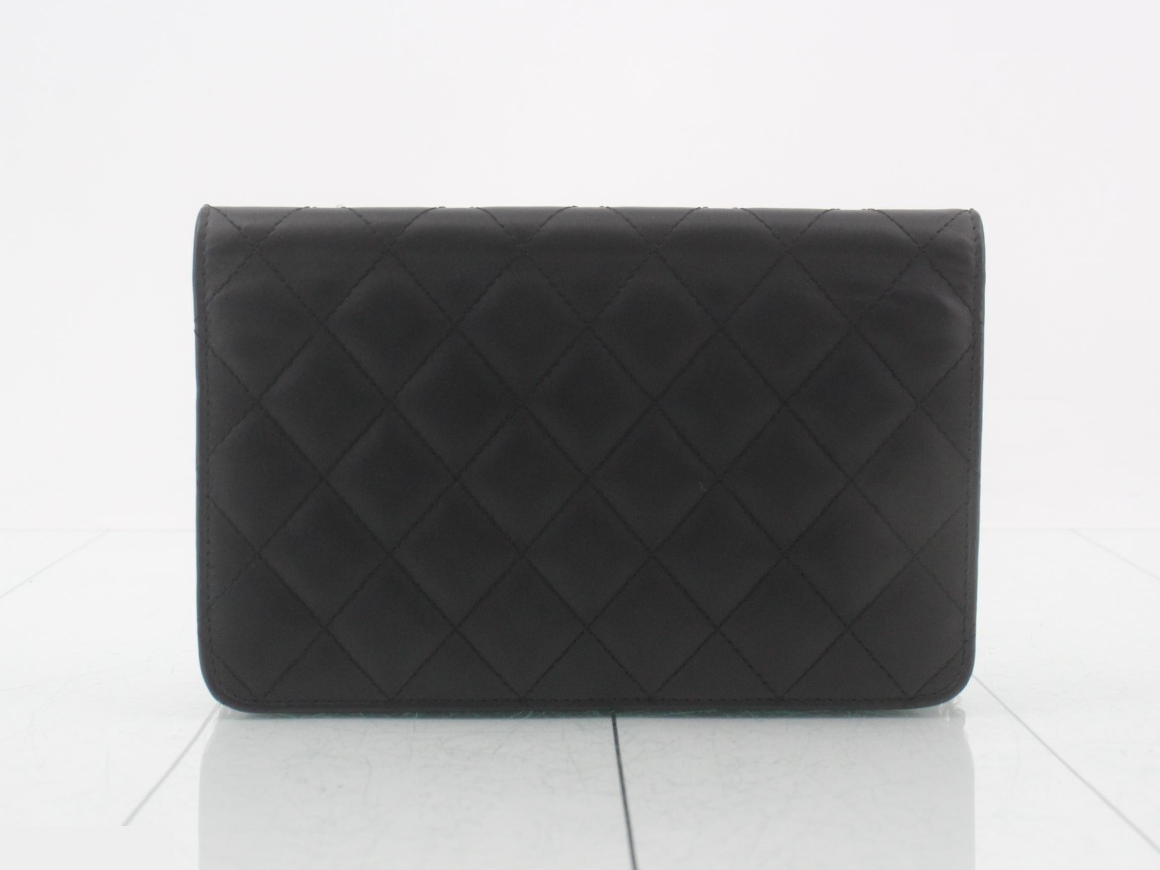 Cambon Line Leather/Enamel Chain Wallet — view 2