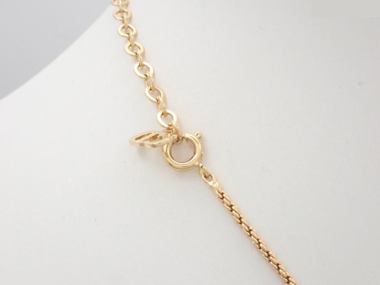 Gold necklace, chain approximately 42cm — view 2