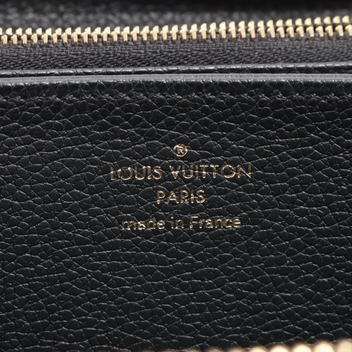 Bicolor Monogram Empreinte Zippy Wallet M80481 Noir x Cream Round Zip Wallet (RFID detected) — view 11