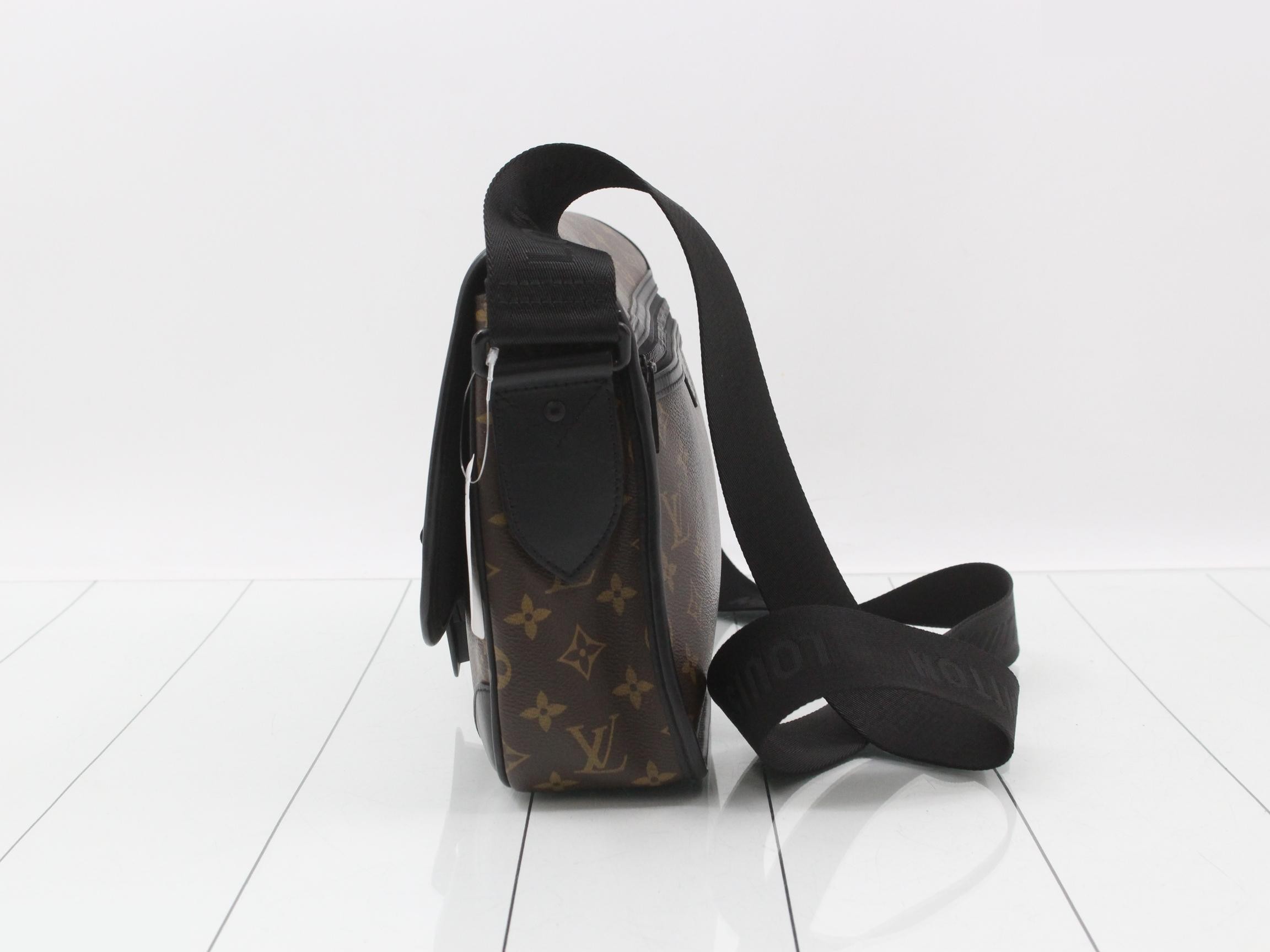 Archie Messenger Monogram Macassar Messenger Bag — view 3