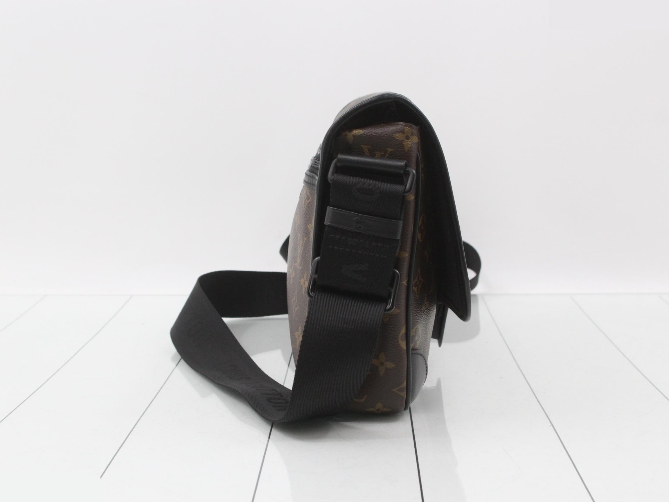 Archie Messenger Monogram Macassar Messenger Bag — view 4