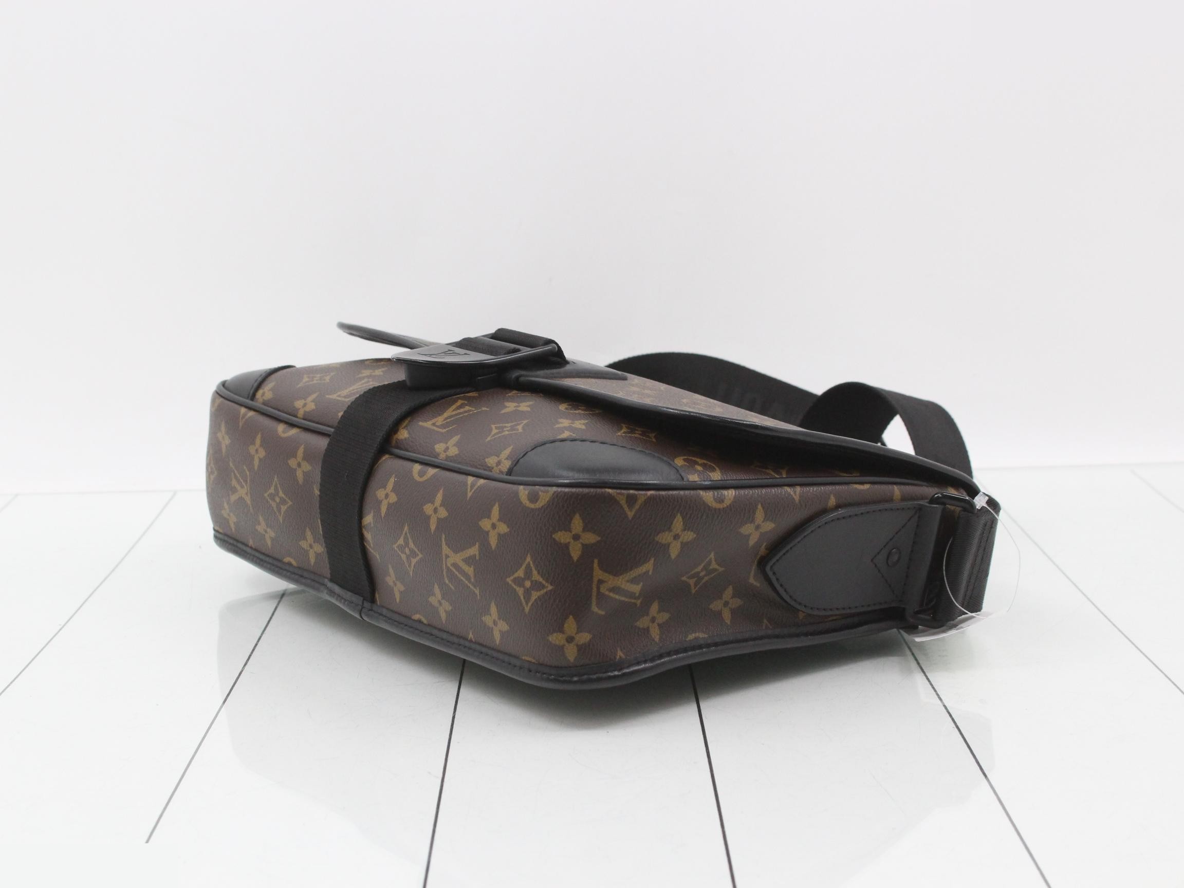 Archie Messenger Monogram Macassar Messenger Bag — view 6