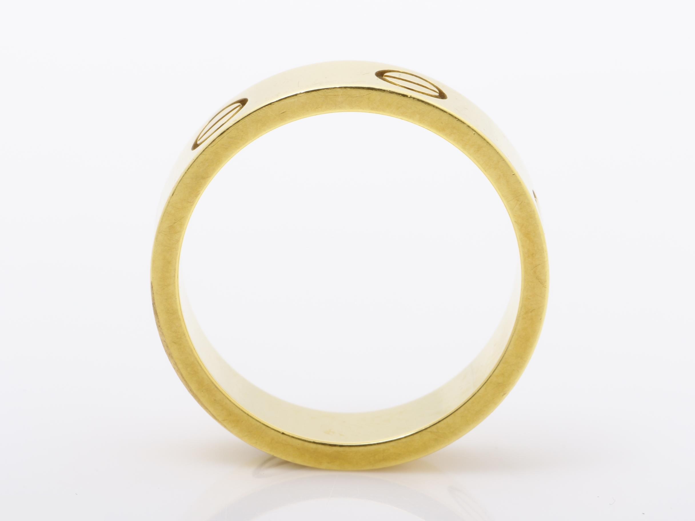 Ring, Love Ring, 750YG, 8.6g — view 5