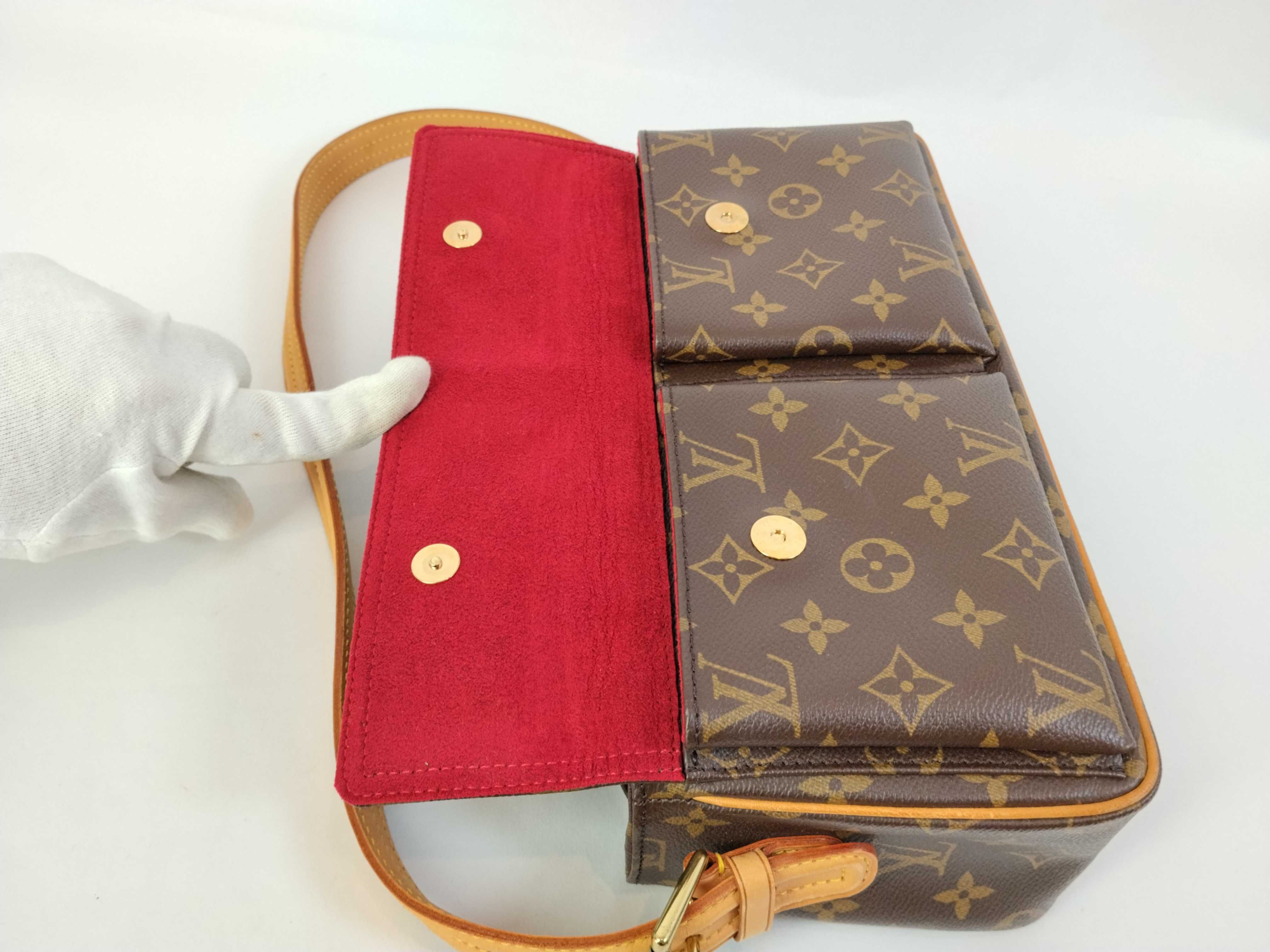 Monogram Louis Vuitton Vivacite MM Monogram One Shoulder Bag — view 12