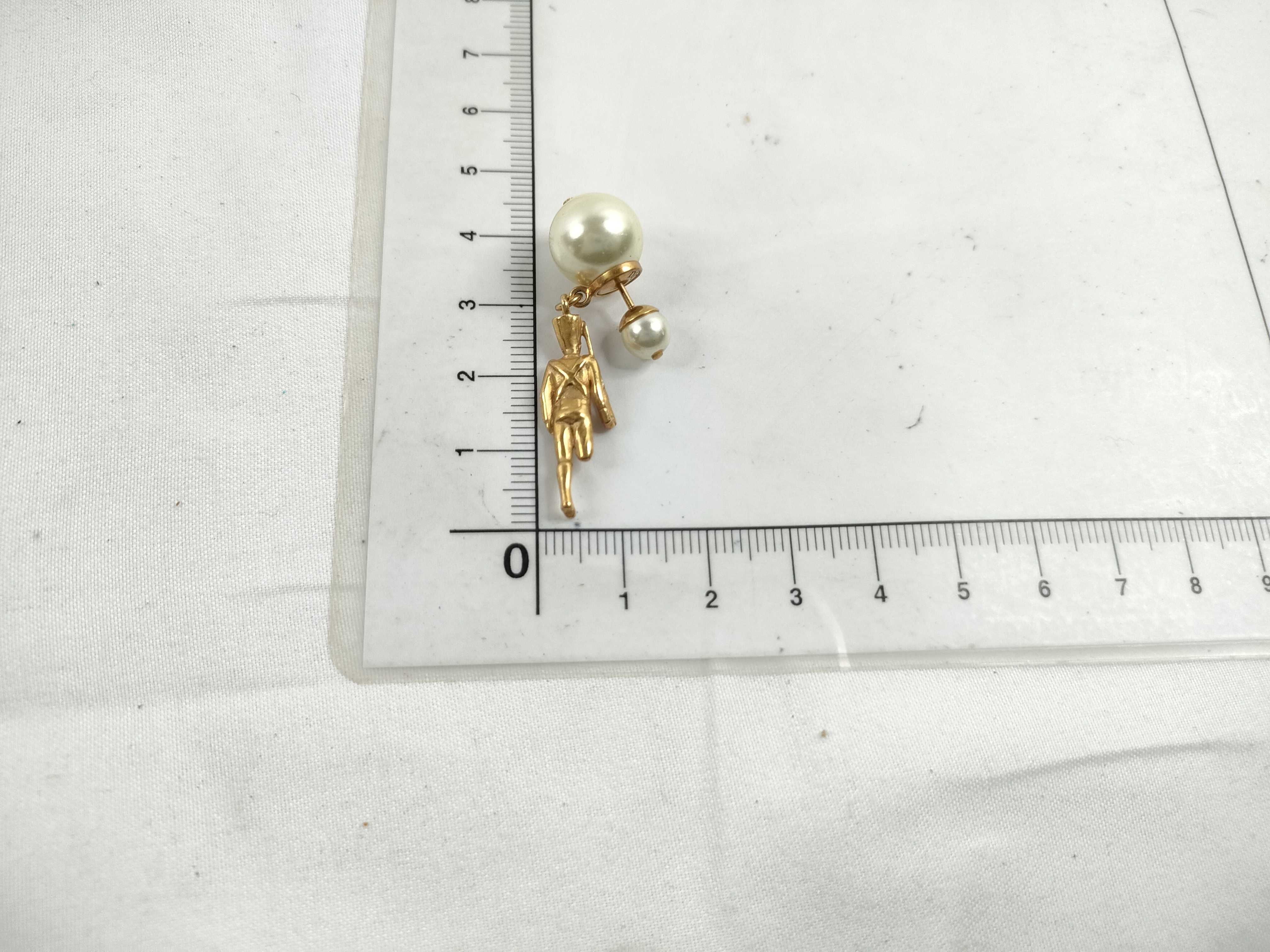 Tribal Pearl Earrings — view 8