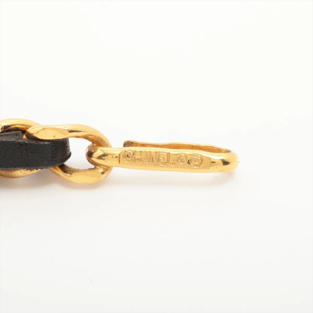 Coco Mark 1982 Chain Belt GP x Leather Black x Gold — view 4