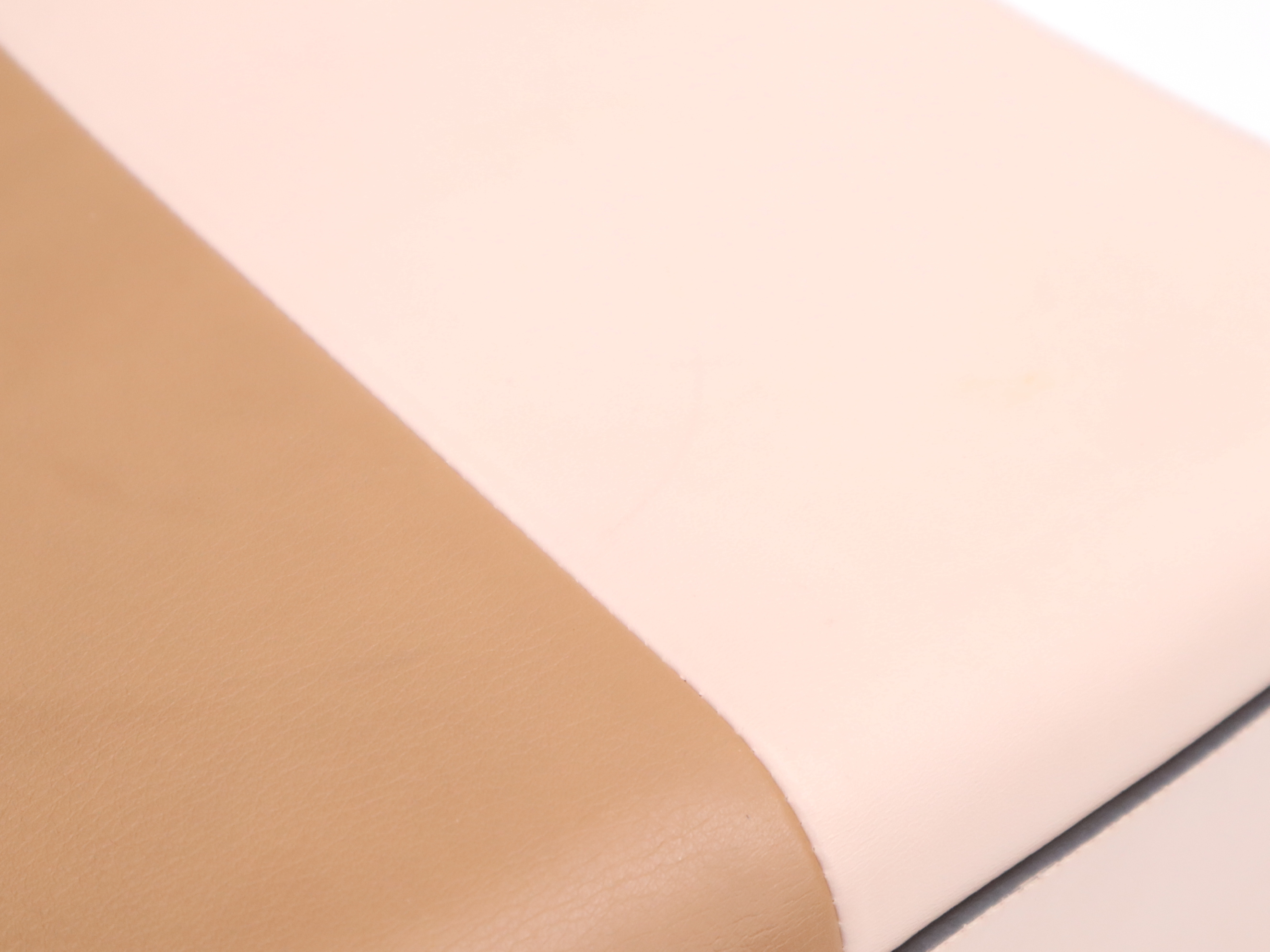 8BH275 Leather Trois Jours Bicolor Tote Bag in Brown and Beige Pink with Silver Hardware, Clochette and Dust Bag Included — view 9