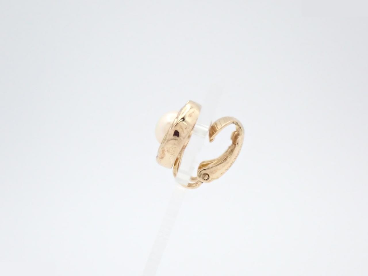 Round pearl earrings — view 3