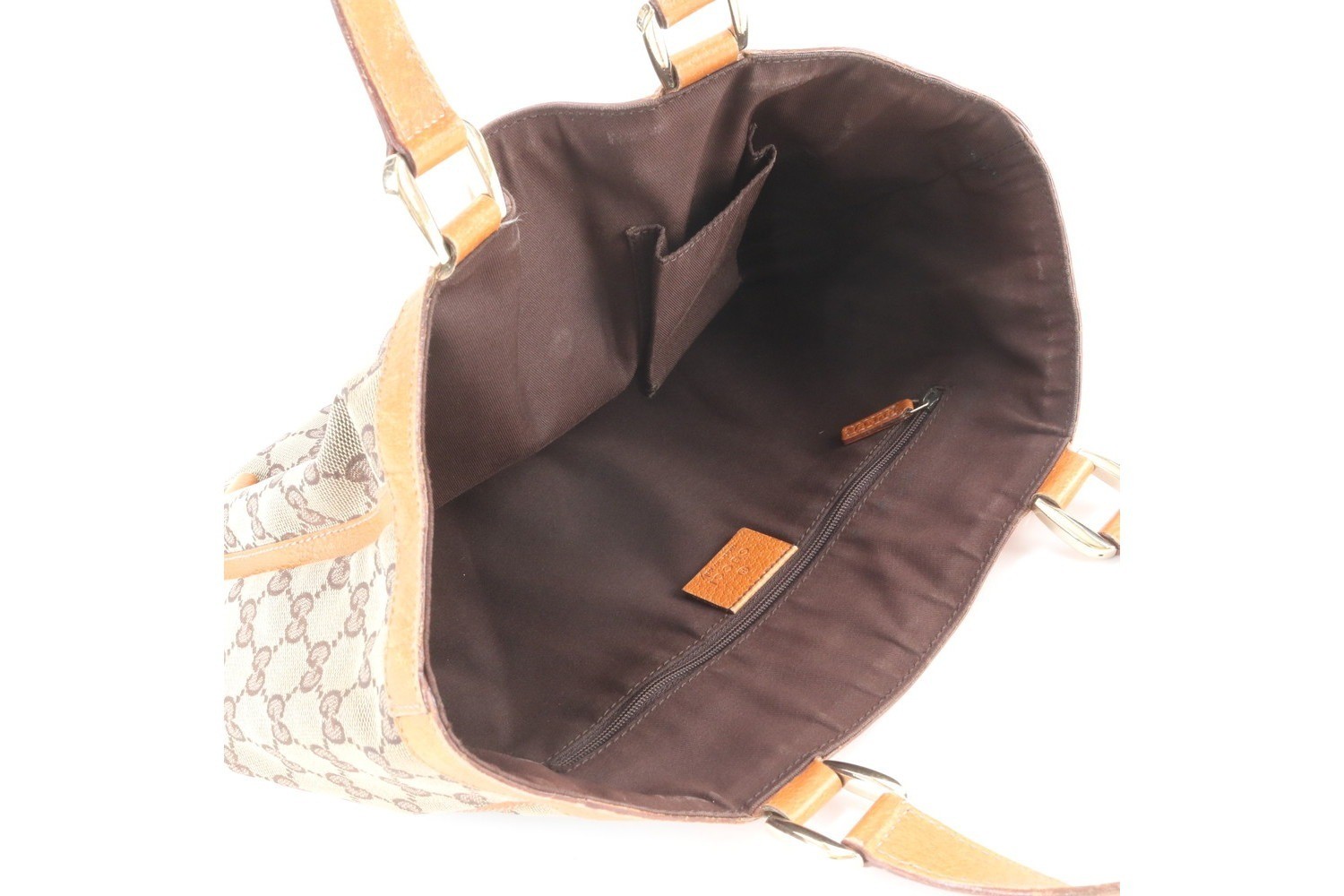 GG Canvas Abby 130739 Leather Handbag Tote — view 7