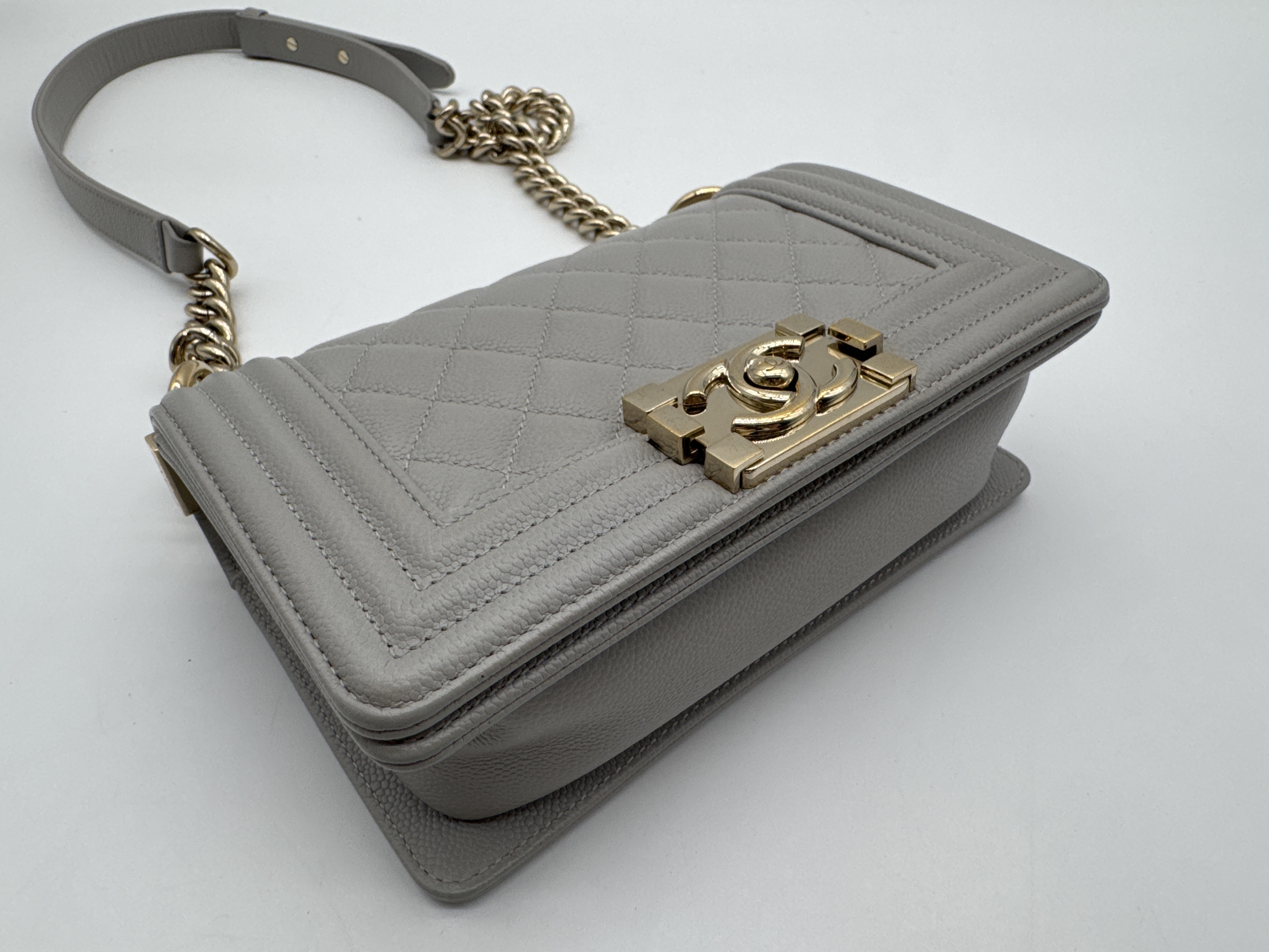 Caviar Skin Boy Shoulder Bag — view 6