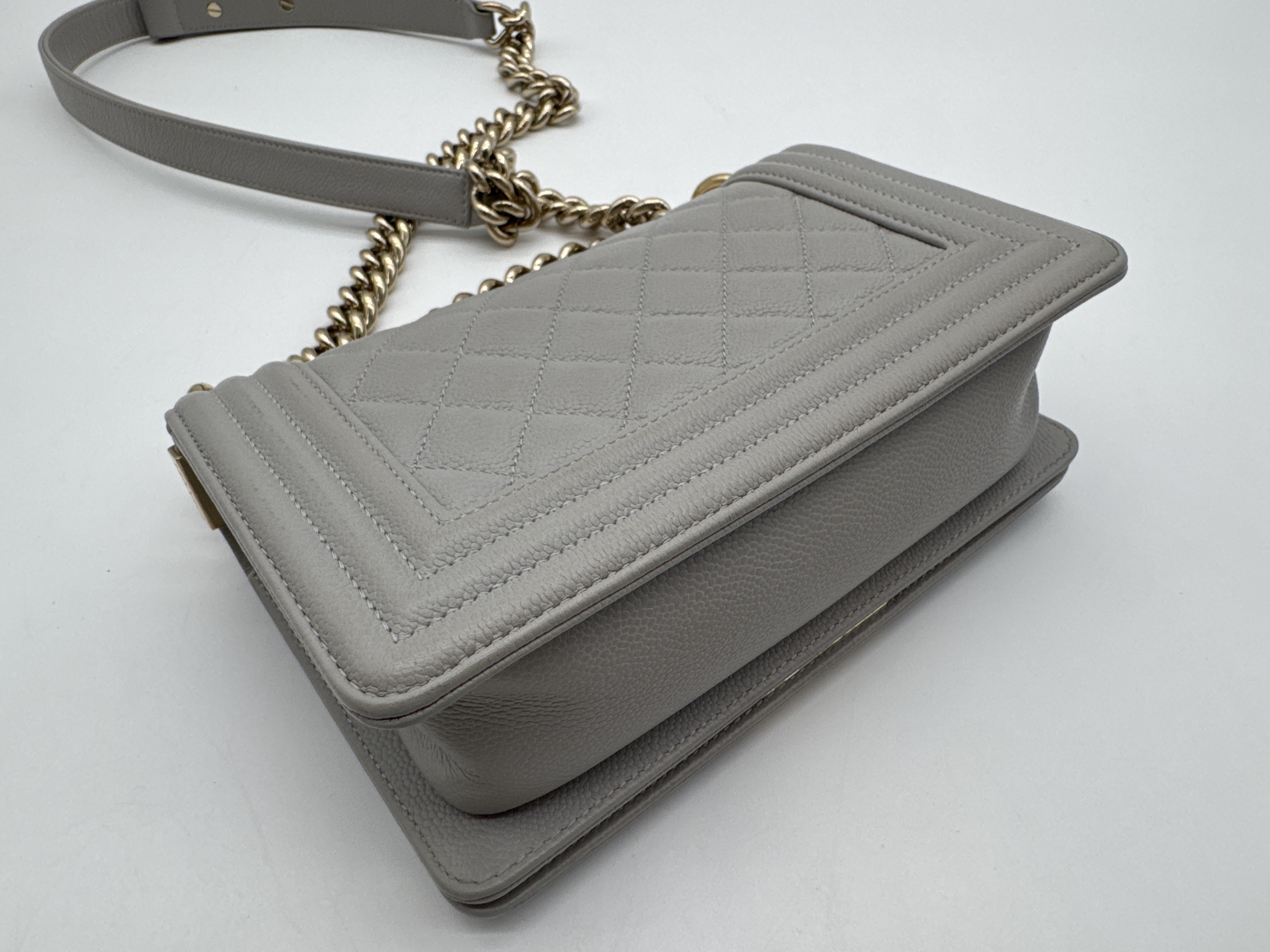 Caviar Skin Boy Shoulder Bag — view 7