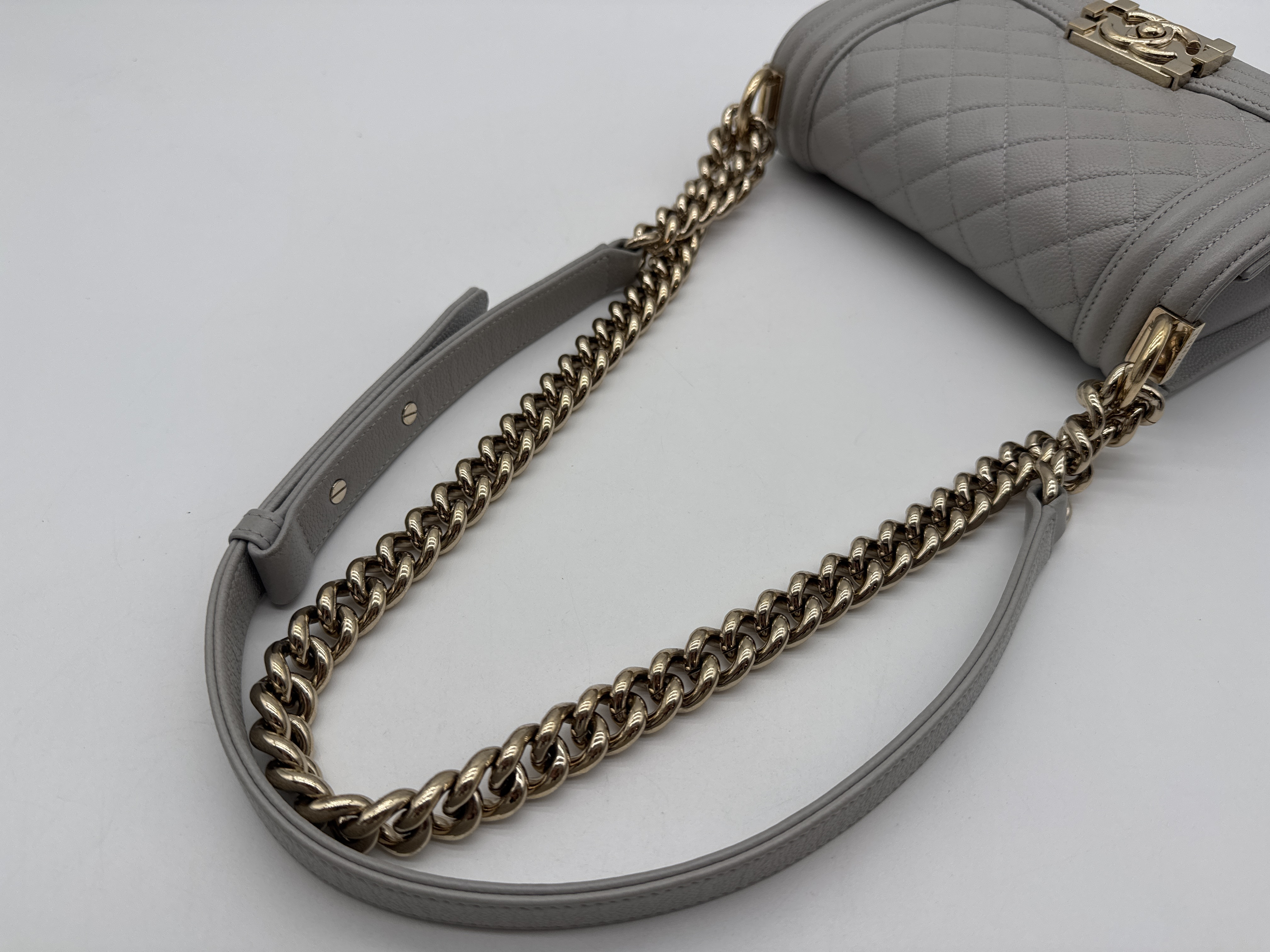 Caviar Skin Boy Shoulder Bag — view 8