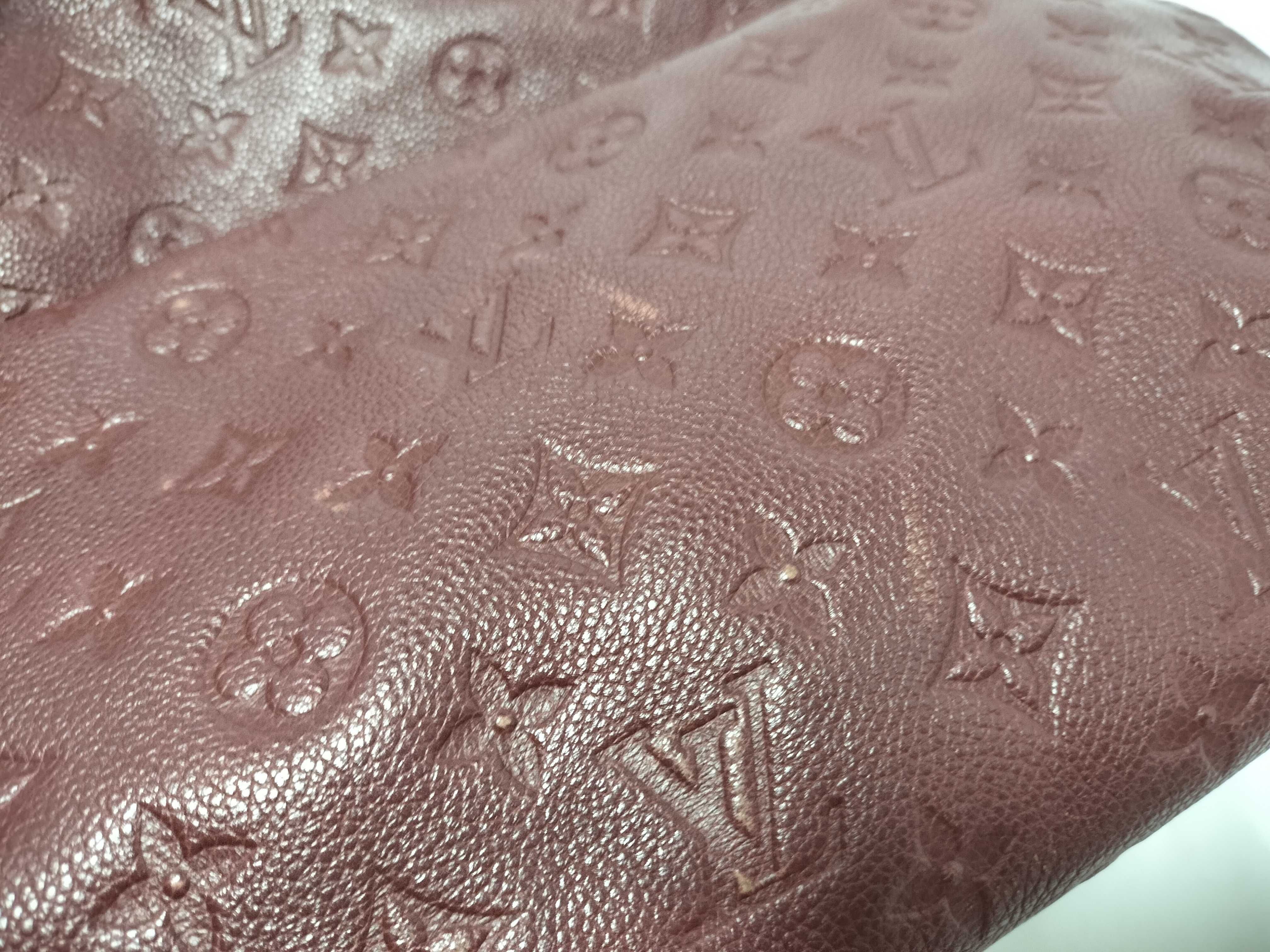 Monogram Empreinte PH - Monogram Empreinte Leather Artsy Shoulder Bag Red Handbag — view 8