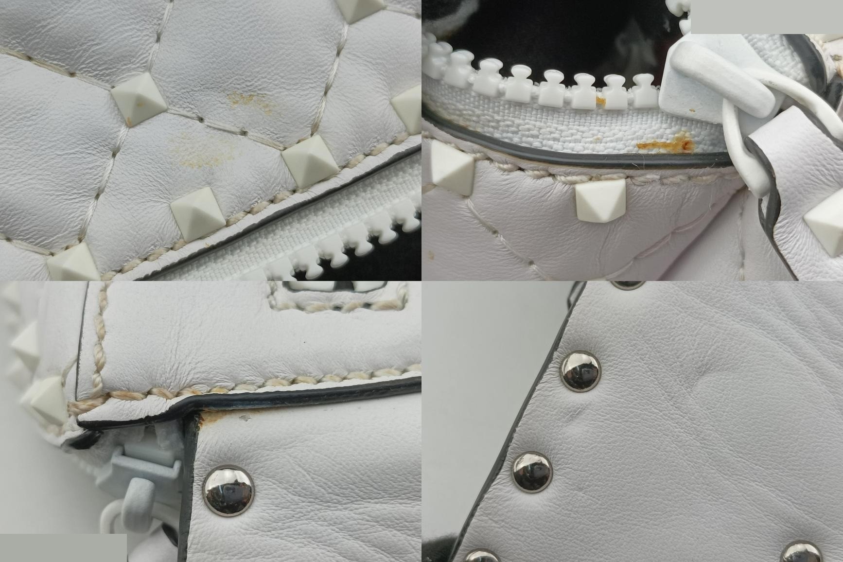 Rockstud Leather White — view 9