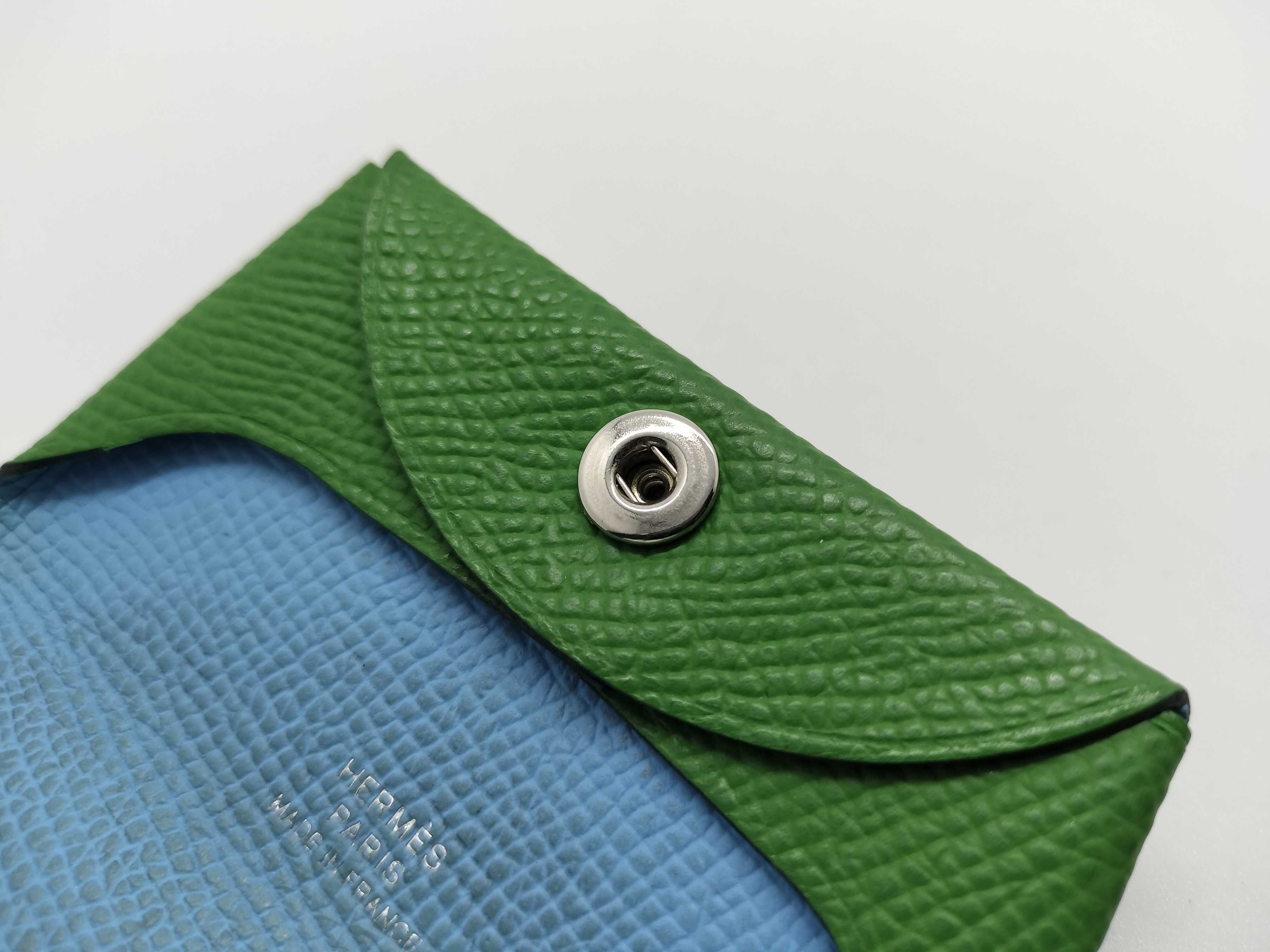 Bastia Wallet, Green, Stamp B, Coin Case — view 11