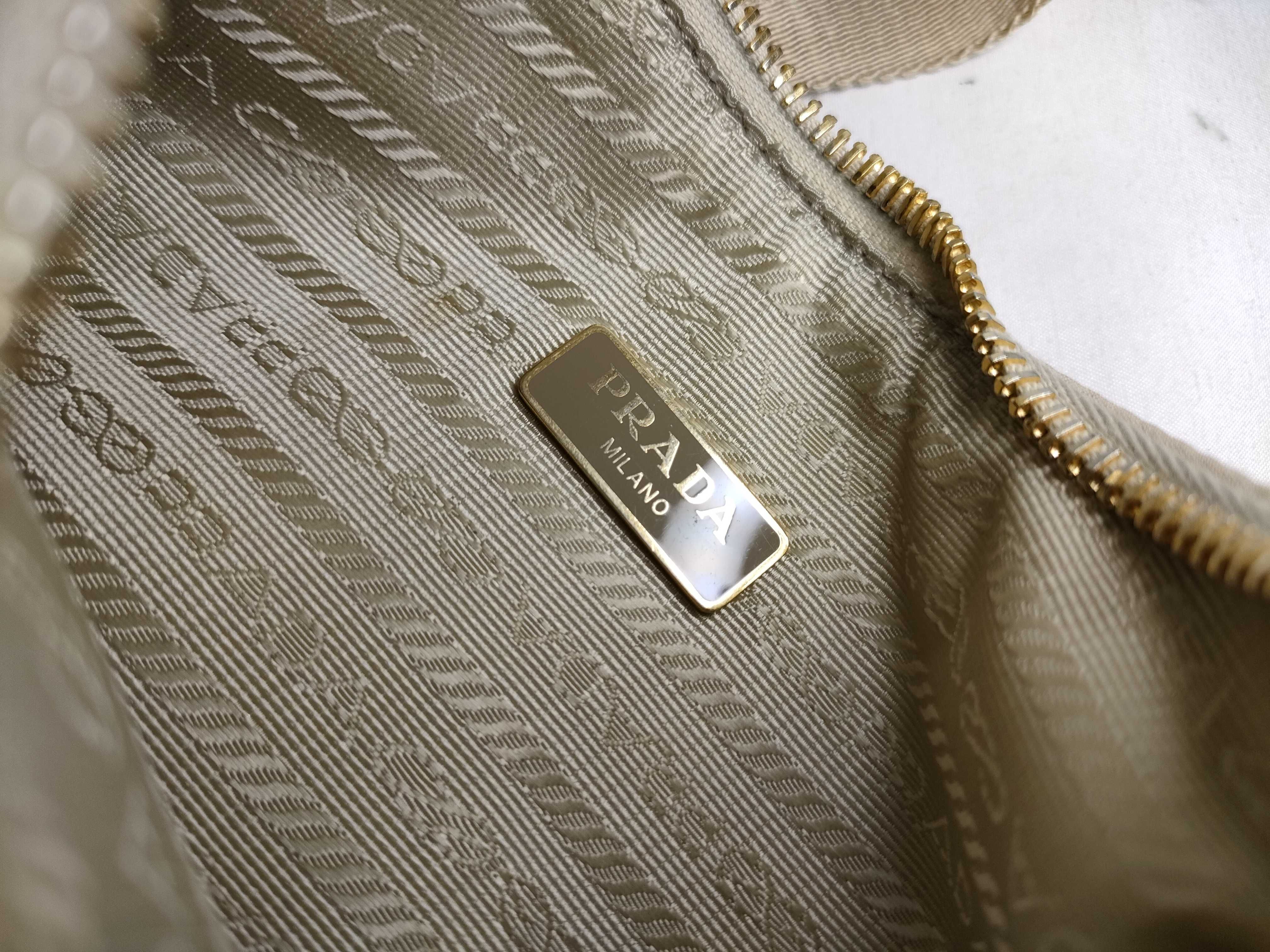 Nylon Triangle Logo Shoulder Bag — view 11