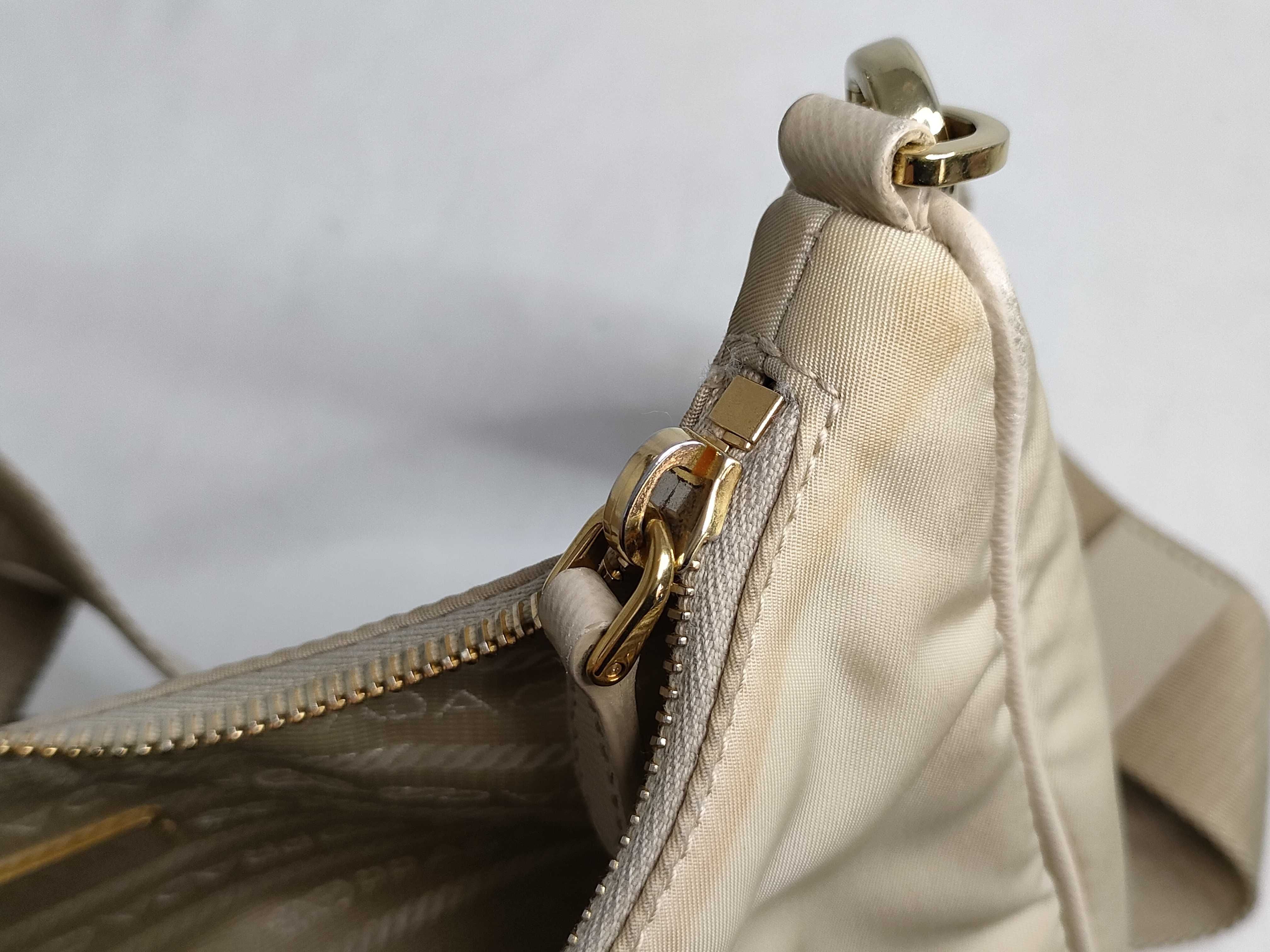 Nylon Triangle Logo Shoulder Bag — view 12