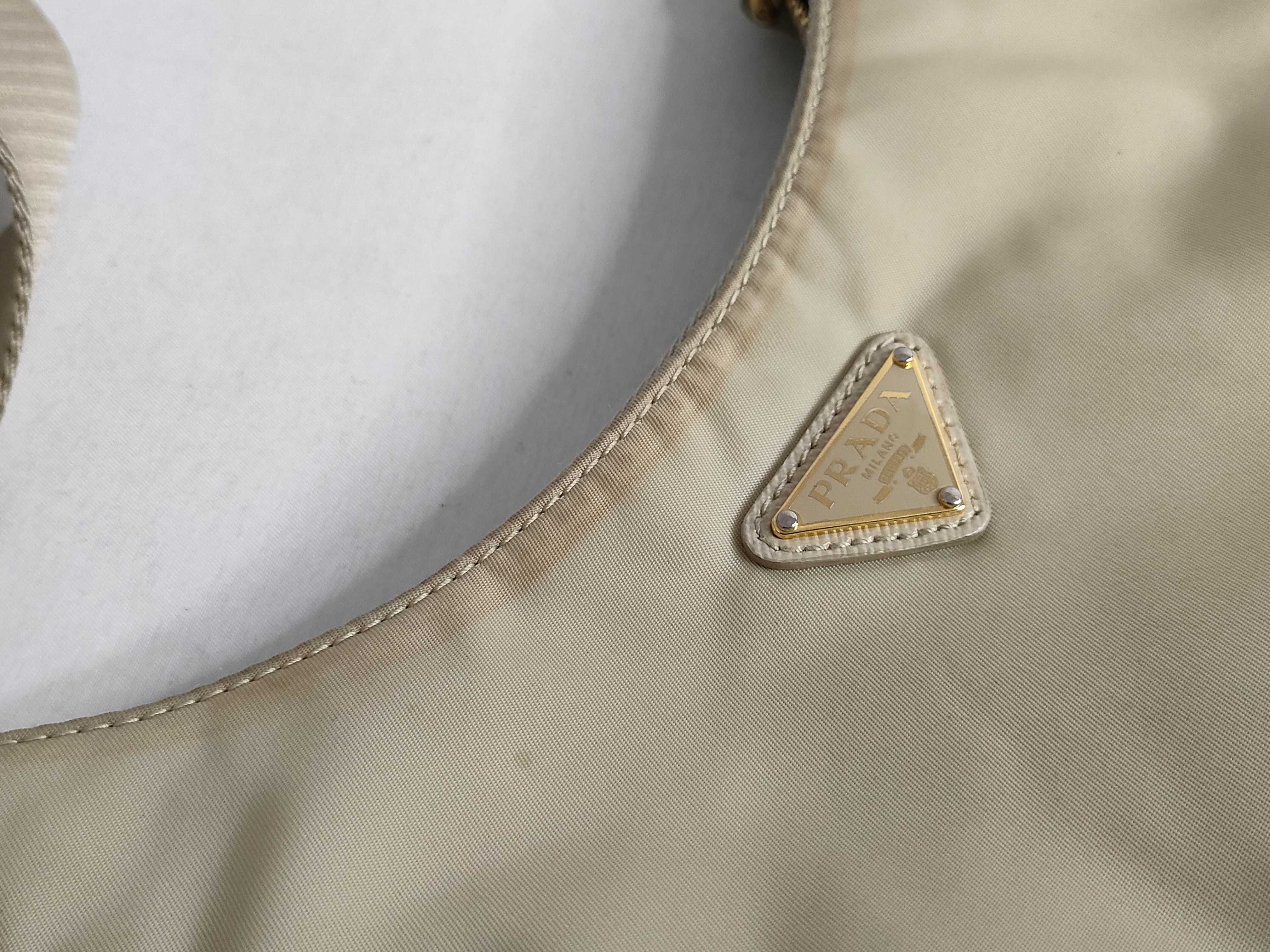 Nylon Triangle Logo Shoulder Bag — view 13