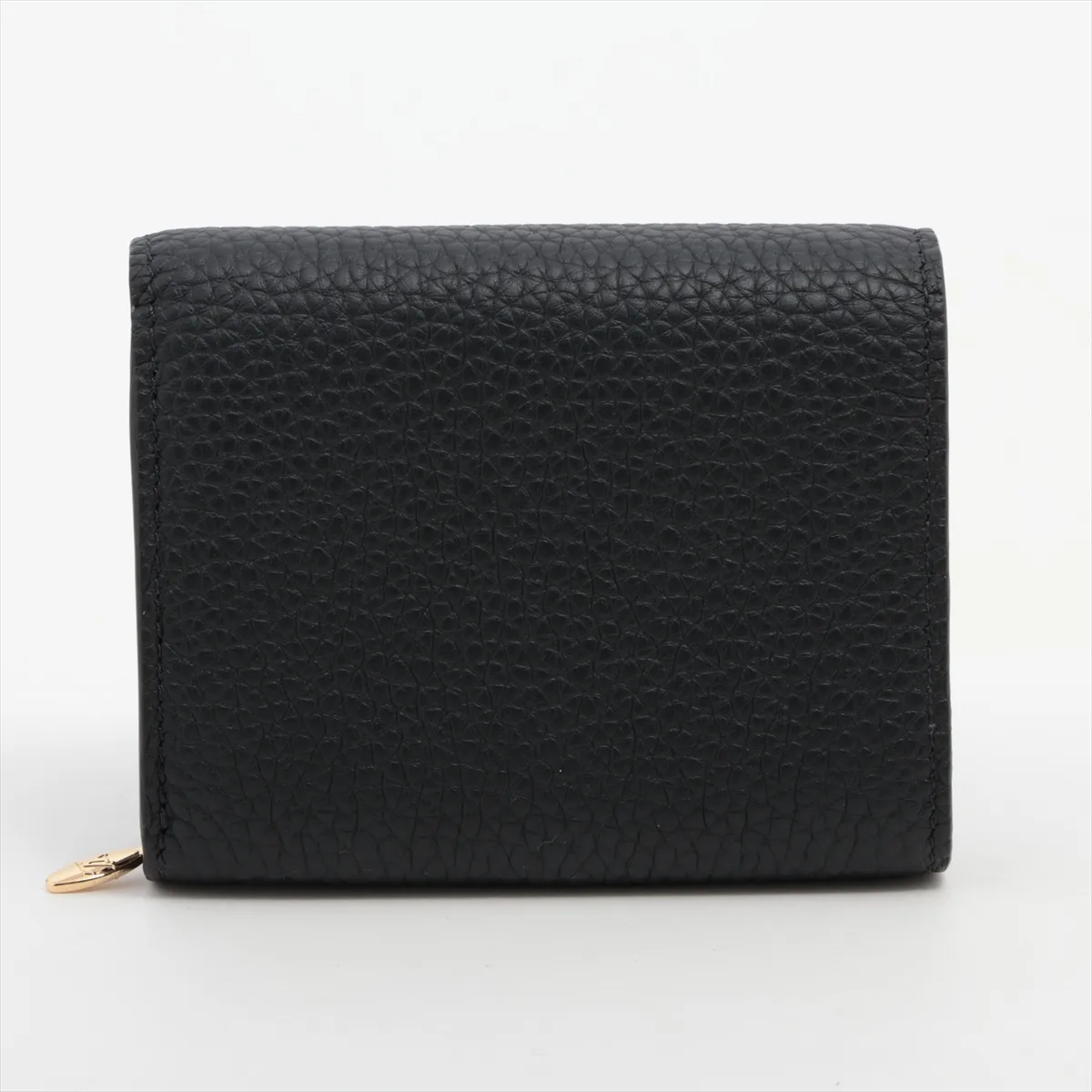 Taurillon Portefeuille Capucines Tiny M12149 Black Compact Wallet (RFID detected) — view 2
