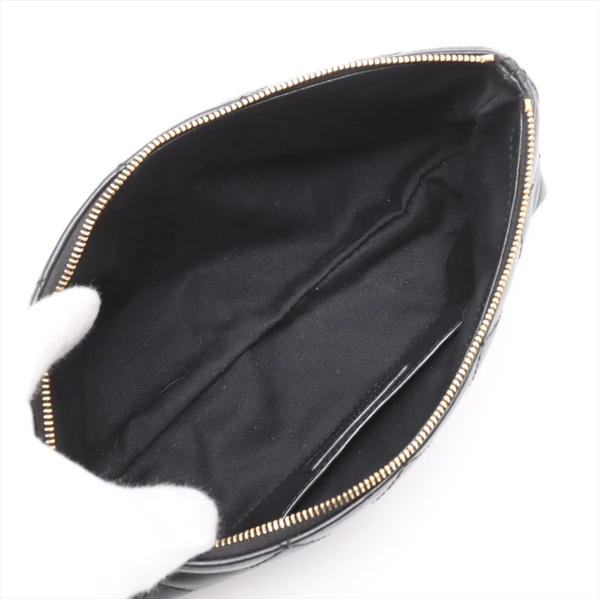 Icare Leather Tote Bag, Black, 698651 — view 9